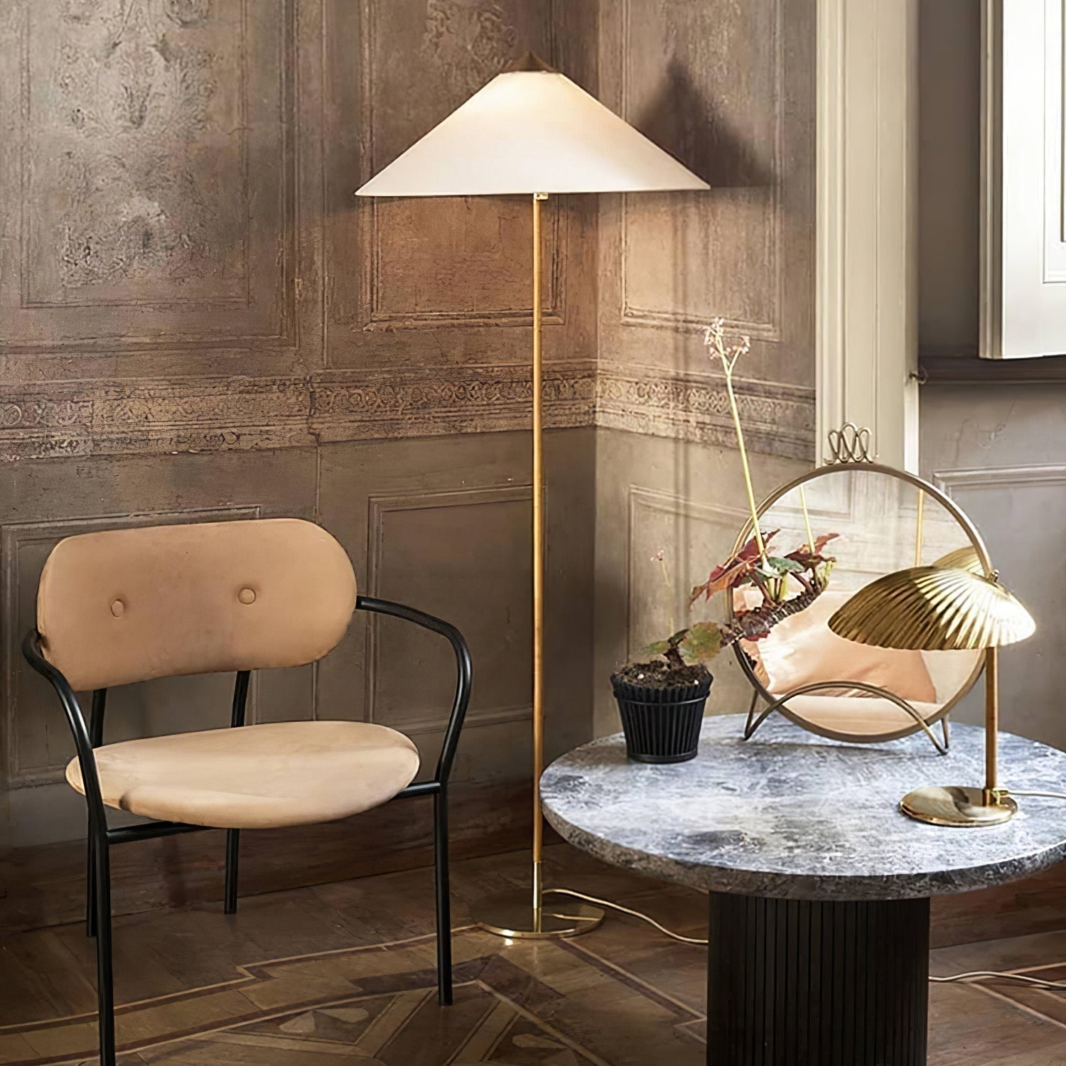 Docor Minimalist Floor Lamp-Neutral Decor