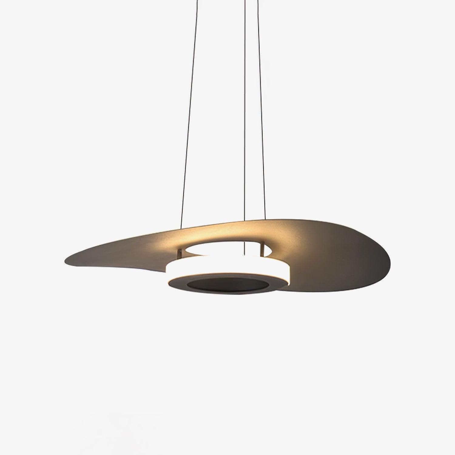 Woka Pendant Lamp Aluminum UFO Ring Minimalist-Neutral Decor