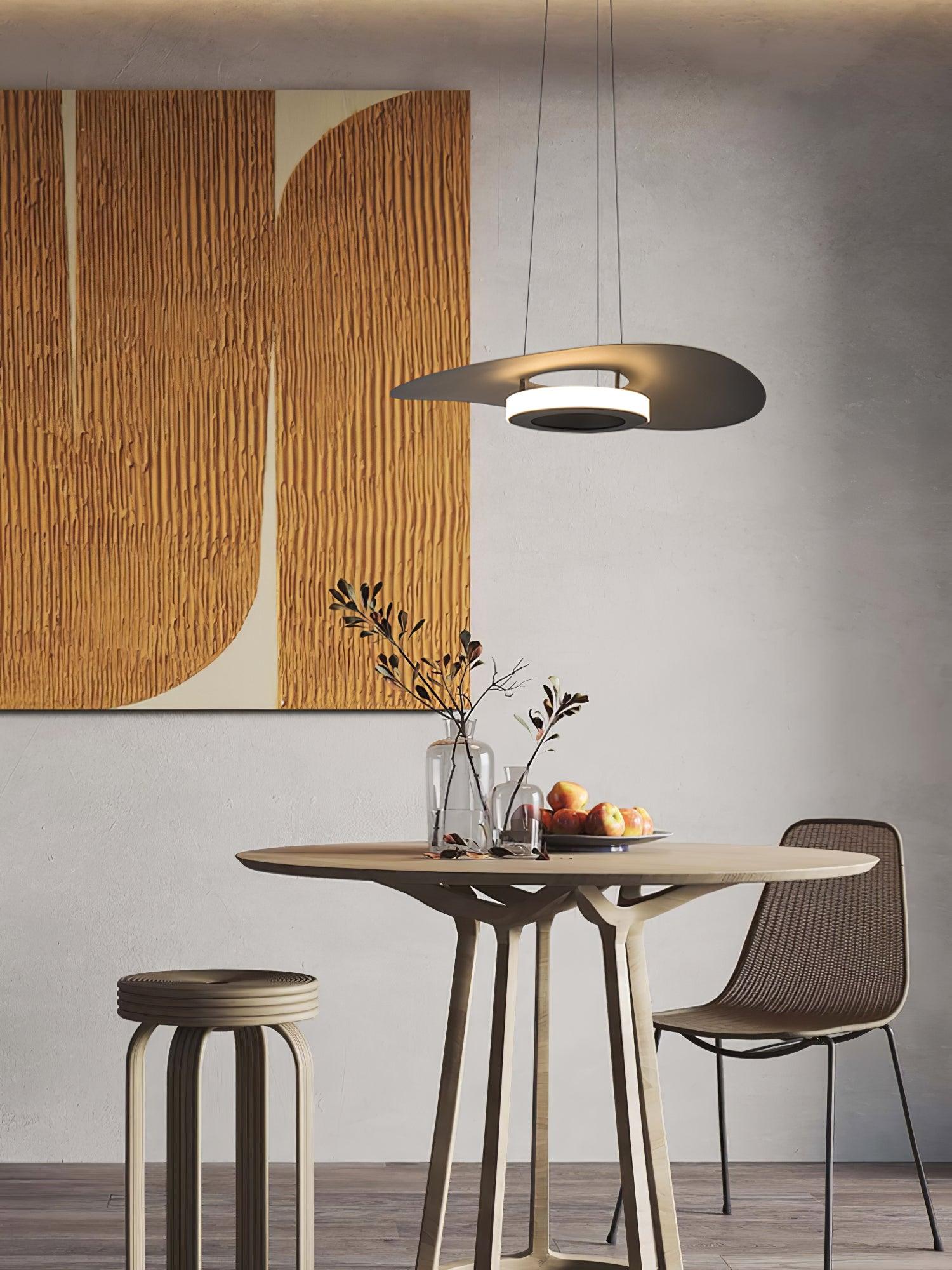 Woka Pendant Lamp Aluminum UFO Ring Minimalist-Neutral Decor