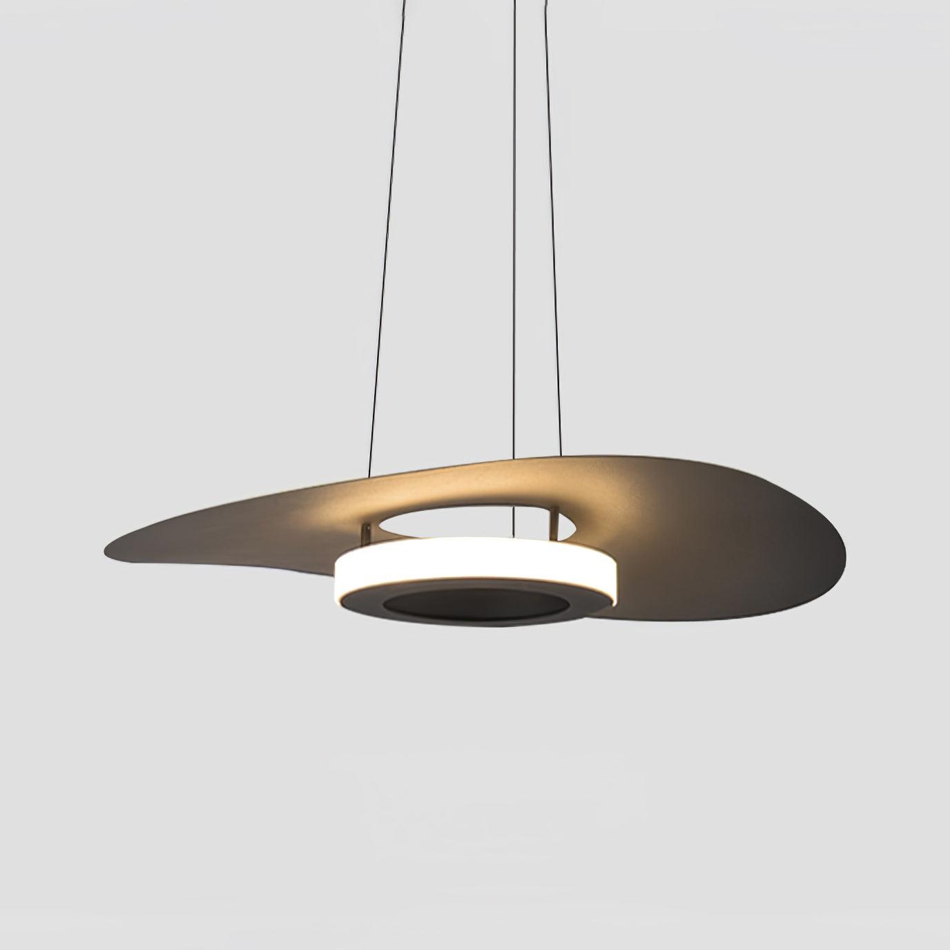 Woka Pendant Lamp Aluminum UFO Ring Minimalist-Neutral Decor