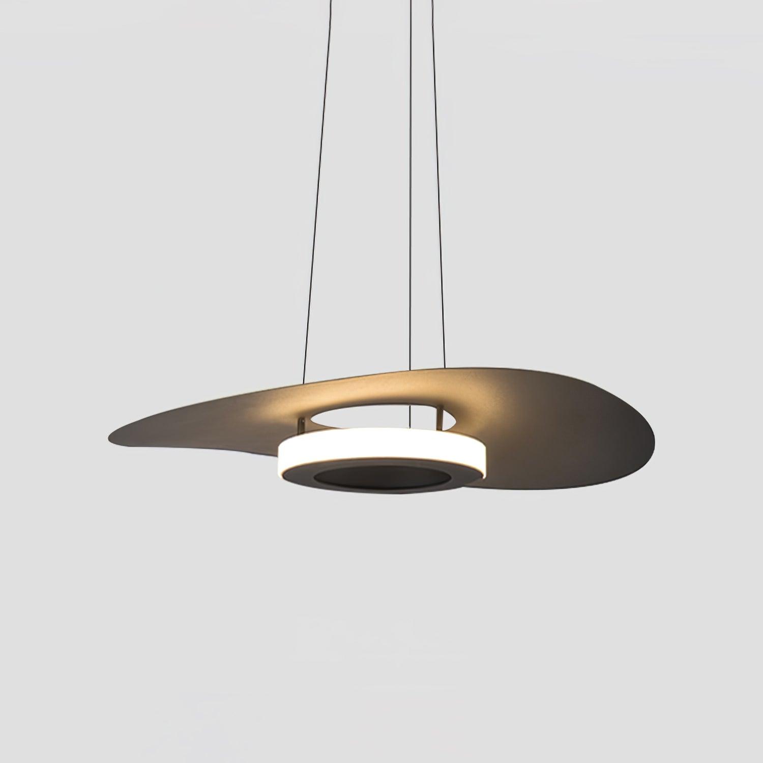 Woka Pendant Lamp Aluminum UFO Ring Minimalist-Neutral Decor