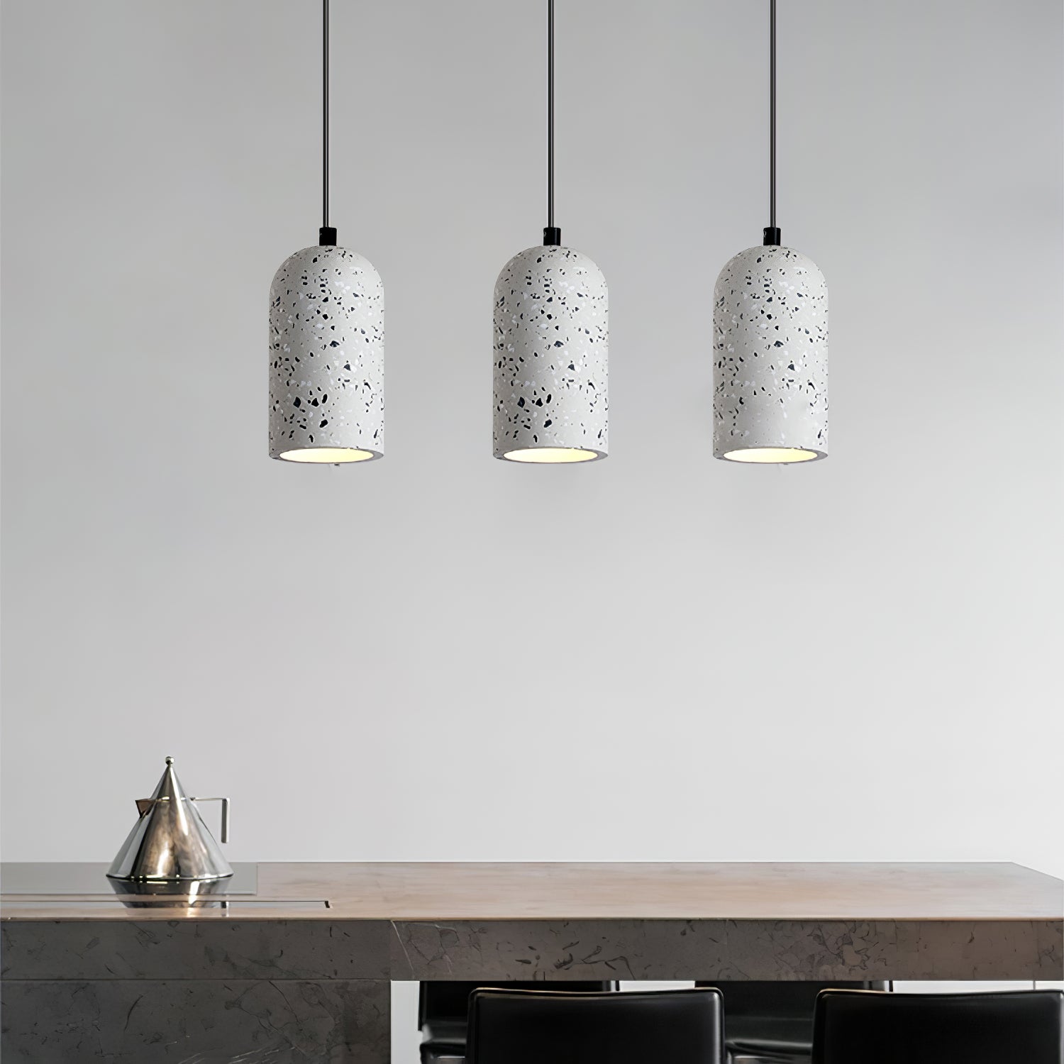 Brol Terrazzo Industrial Pendant Lamp-Neutral Decor