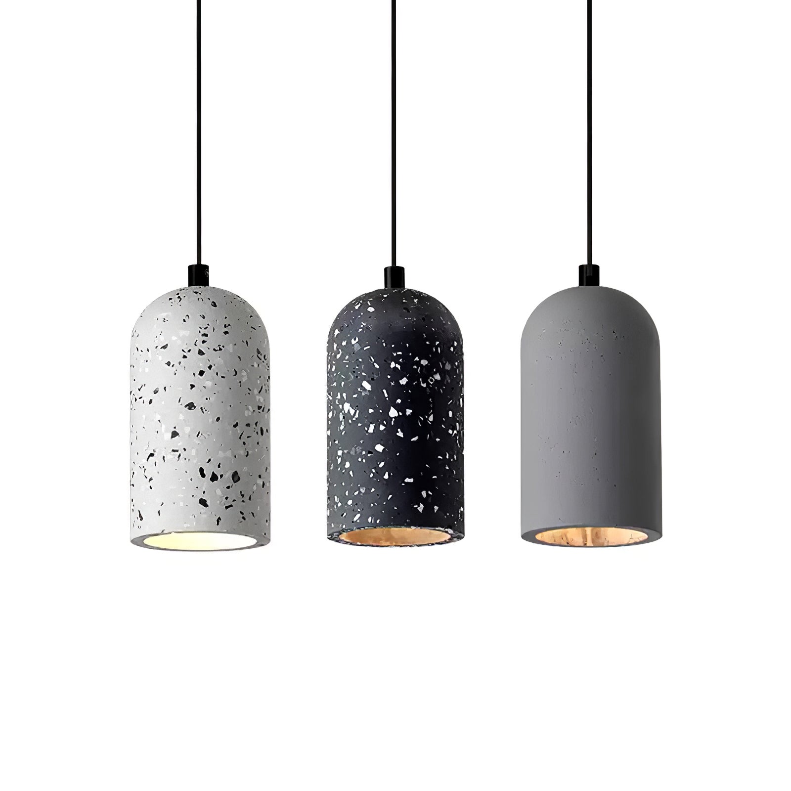 Brol Terrazzo Industrial Pendant Lamp-Neutral Decor