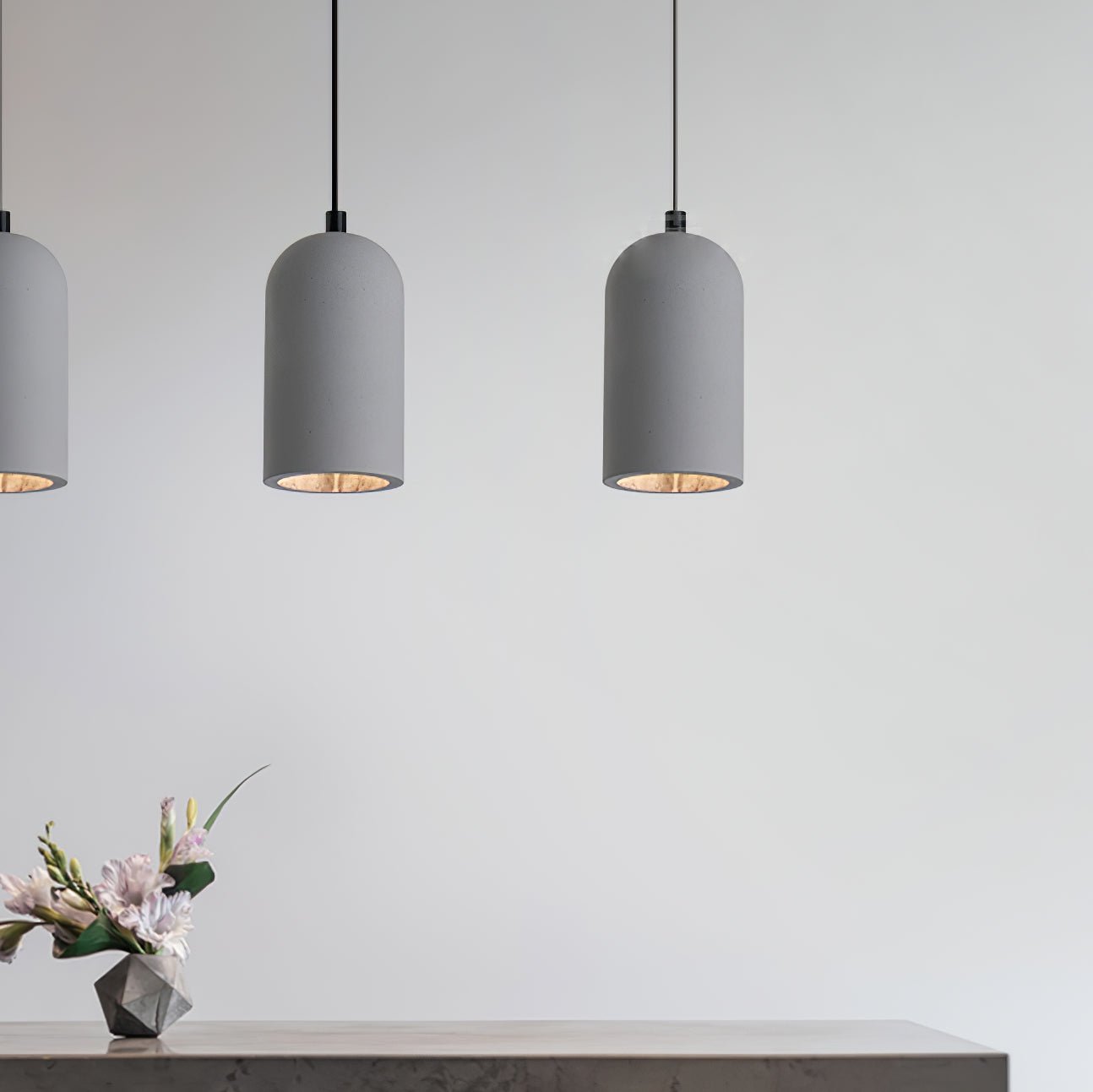 Brol Terrazzo Industrial Pendant Lamp-Neutral Decor