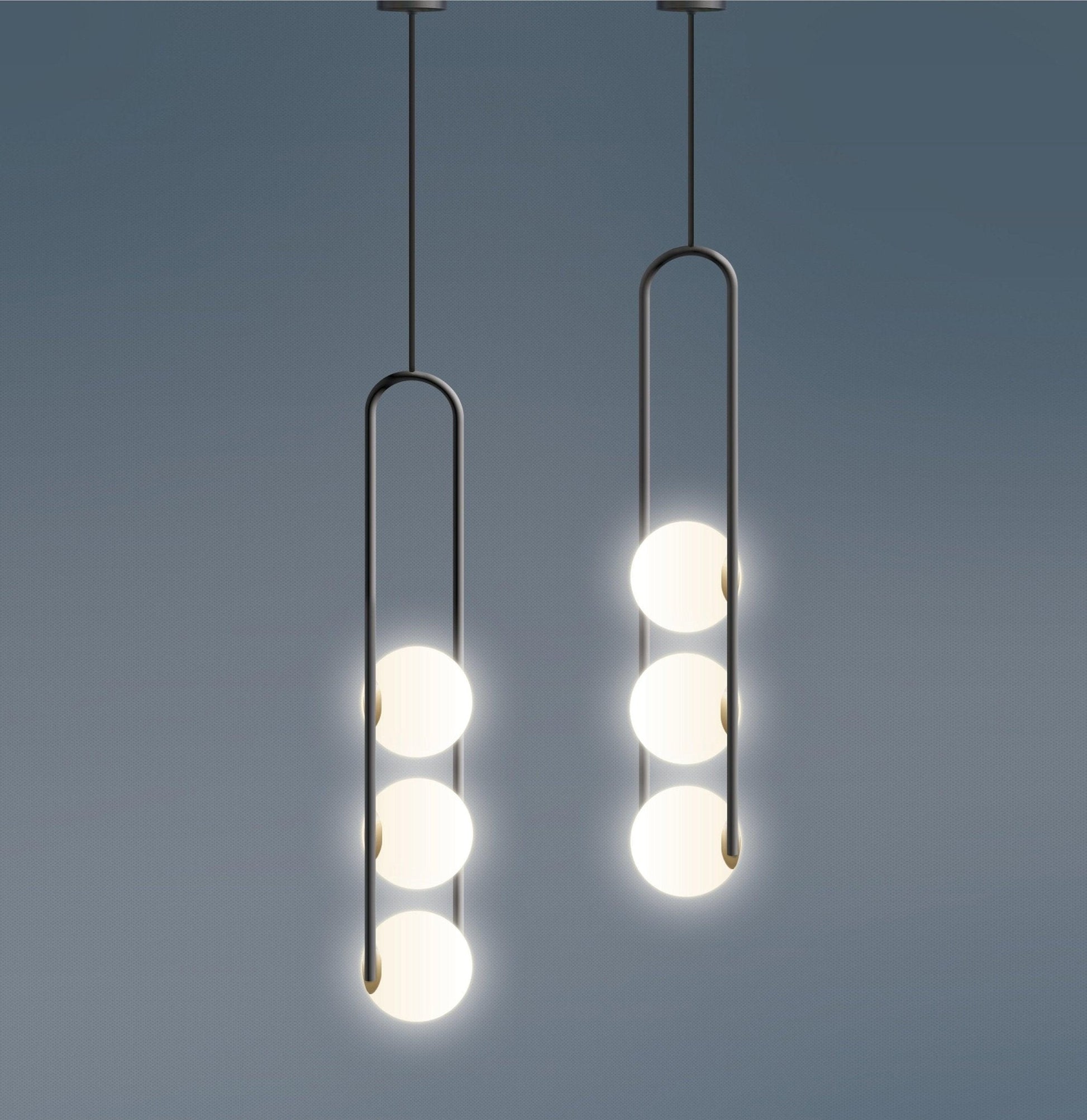 Evelaris Modern Minimalist Nordic Art Glass Pendant Lamp-Neutral Decor