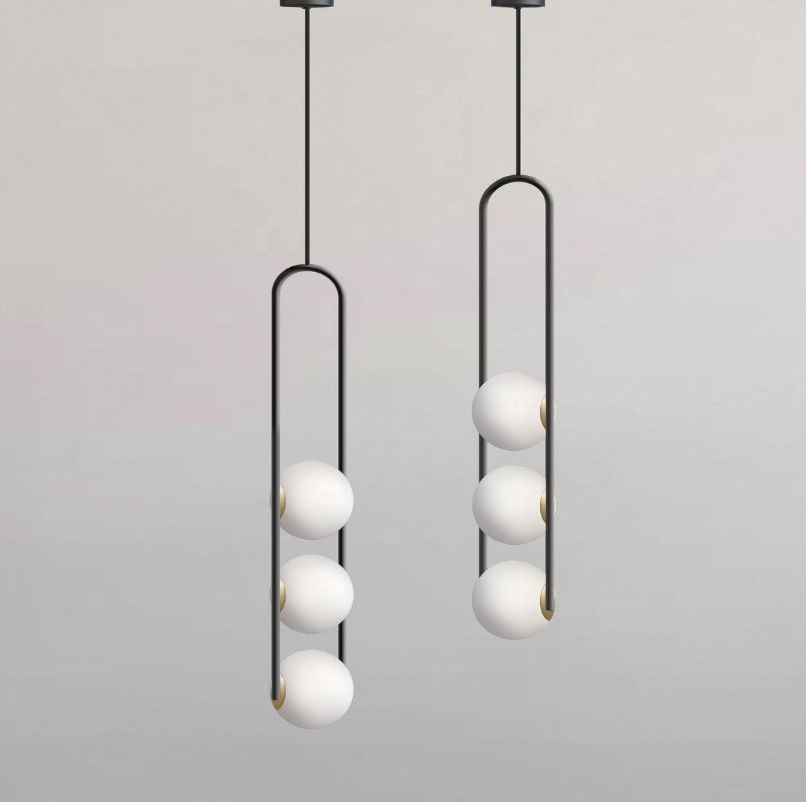 Evelaris Modern Minimalist Nordic Art Glass Pendant Lamp-Neutral Decor