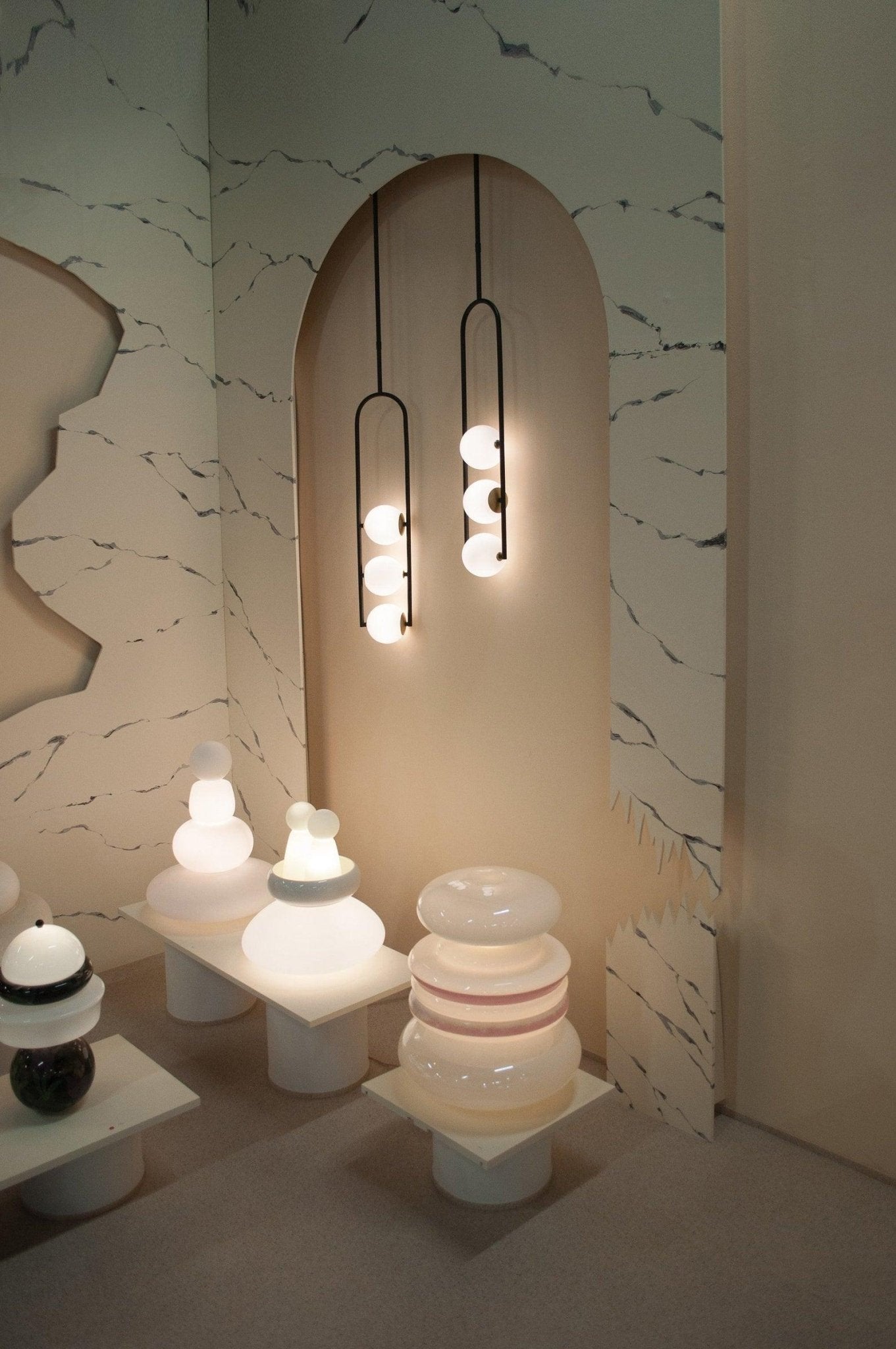 Evelaris Modern Minimalist Nordic Art Glass Pendant Lamp-Neutral Decor