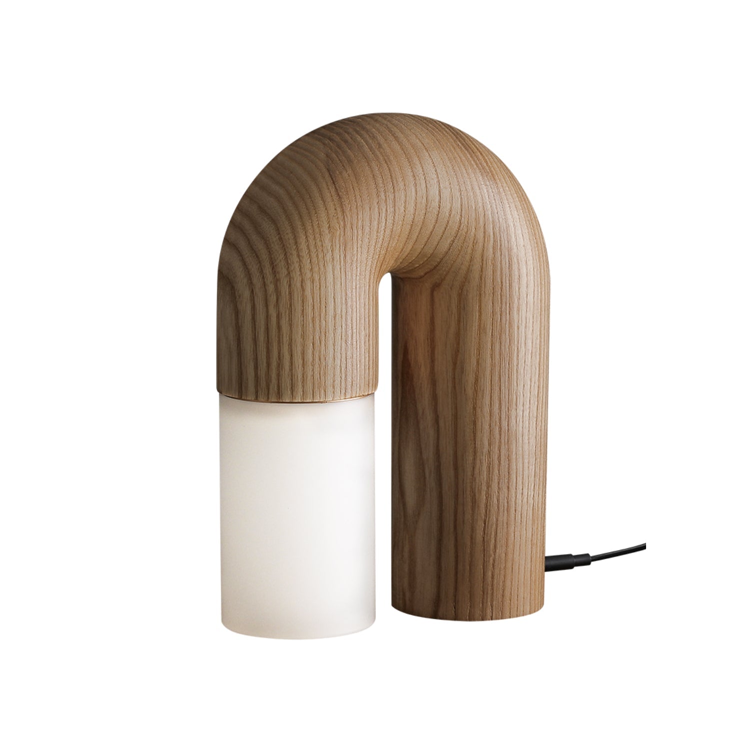 Arch Fashion Wood Table Lamp-Neutral Decor