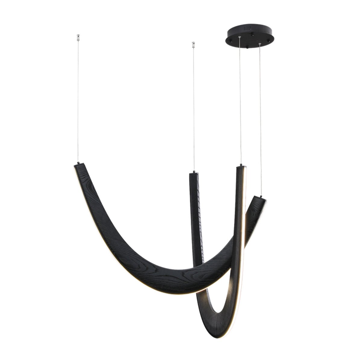 Lumora Wooden Pendant Lamp-Neutral Decor