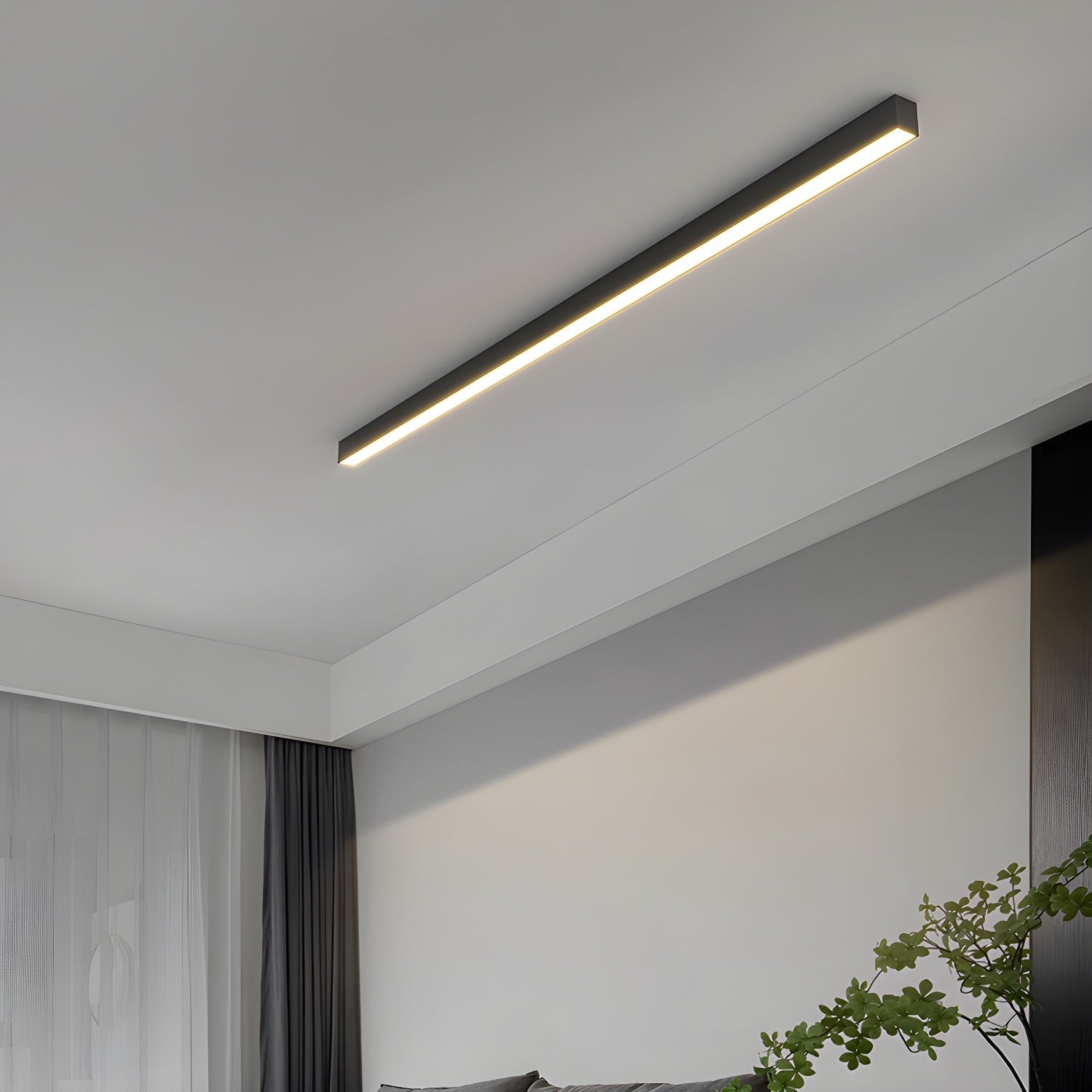Somino Ceiling Lamp Linear Ultra Slim Minimalist Functional-Neutral Decor