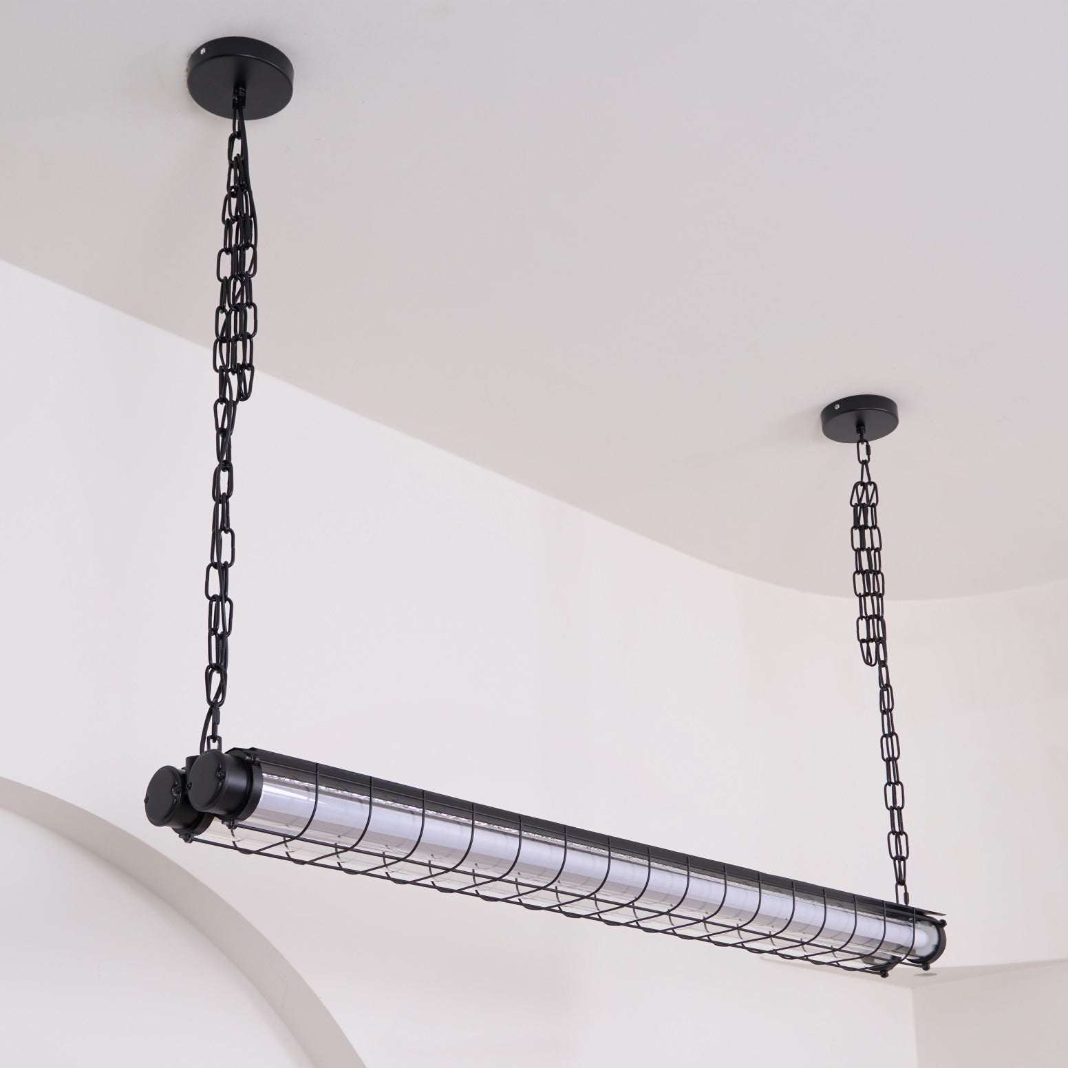 Arsorisra Industrial Linear Pendant-Neutral Decor