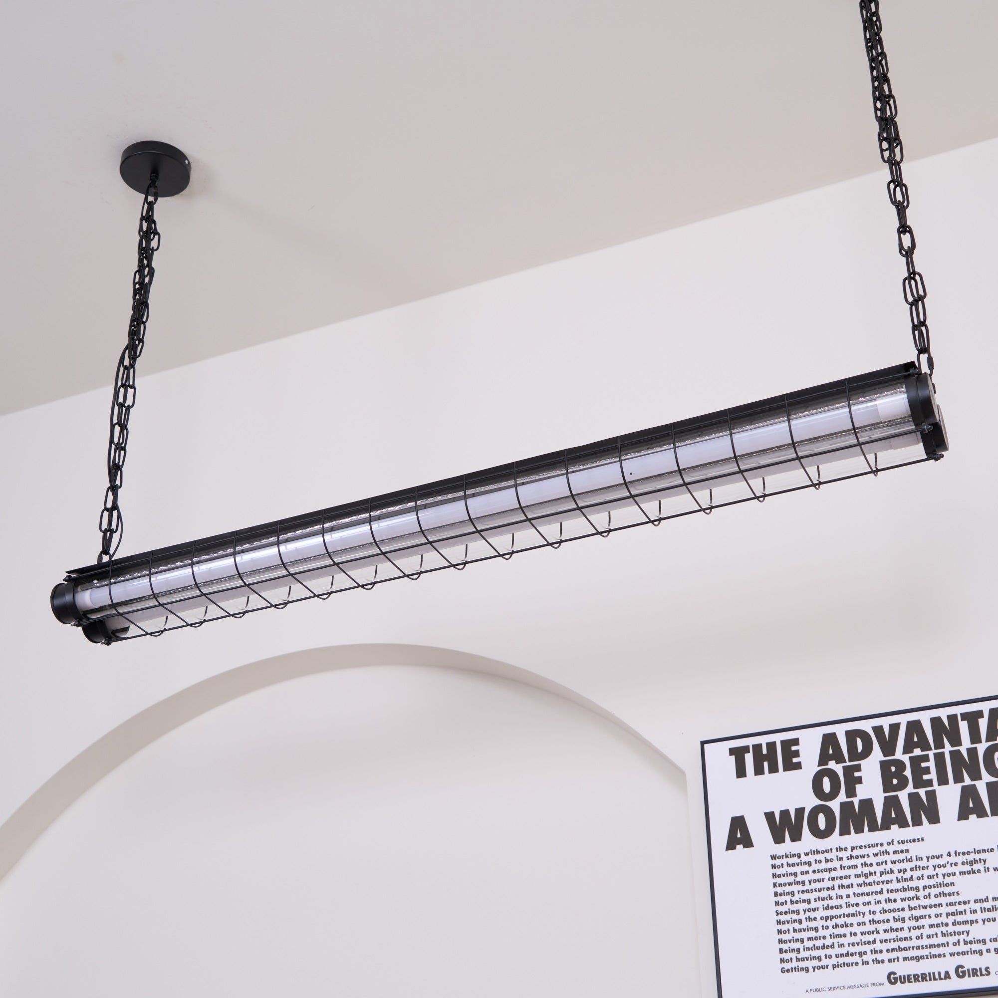 Arsorisra Industrial Linear Pendant-Neutral Decor