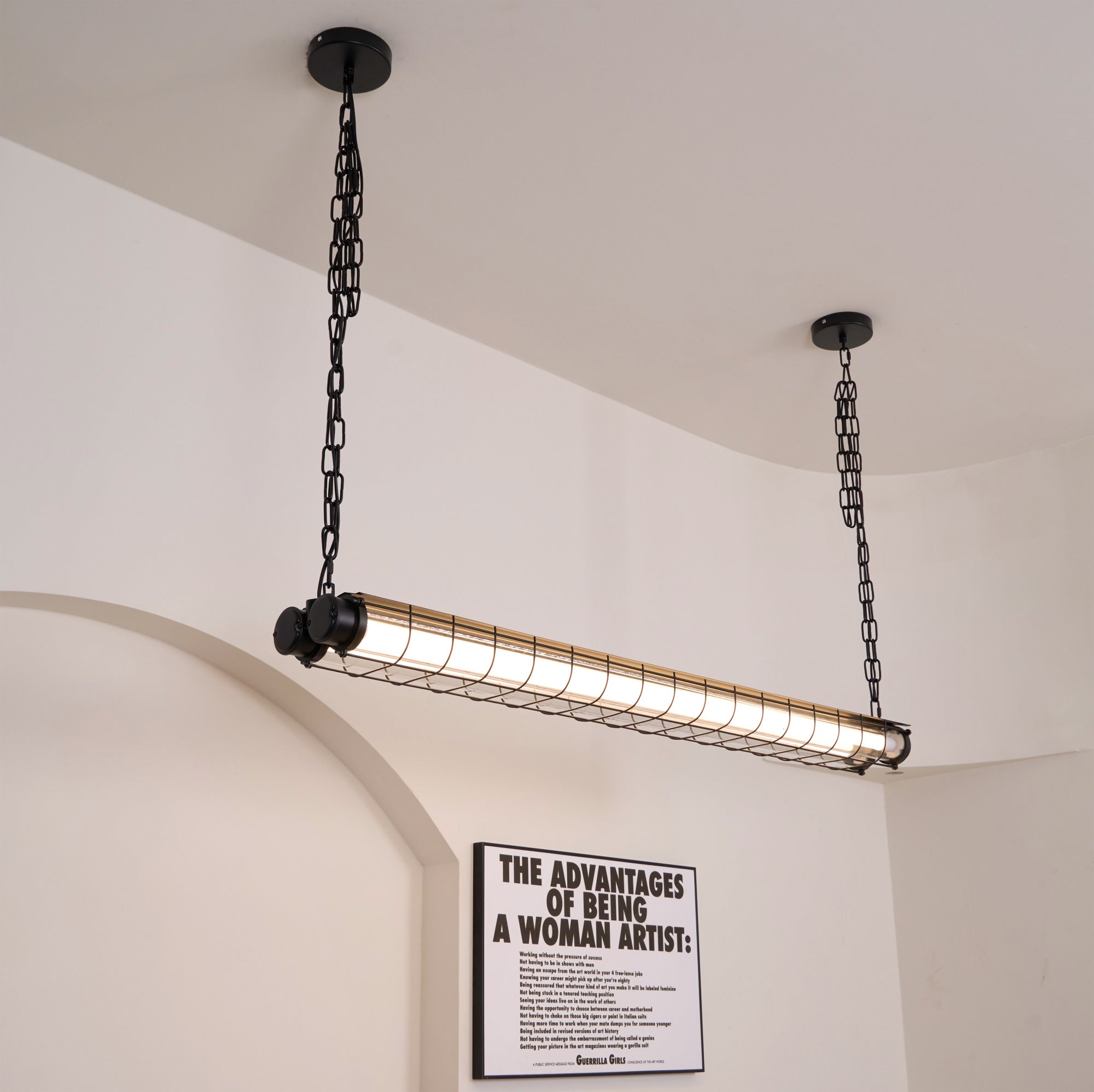 Arsorisra Industrial Linear Pendant-Neutral Decor
