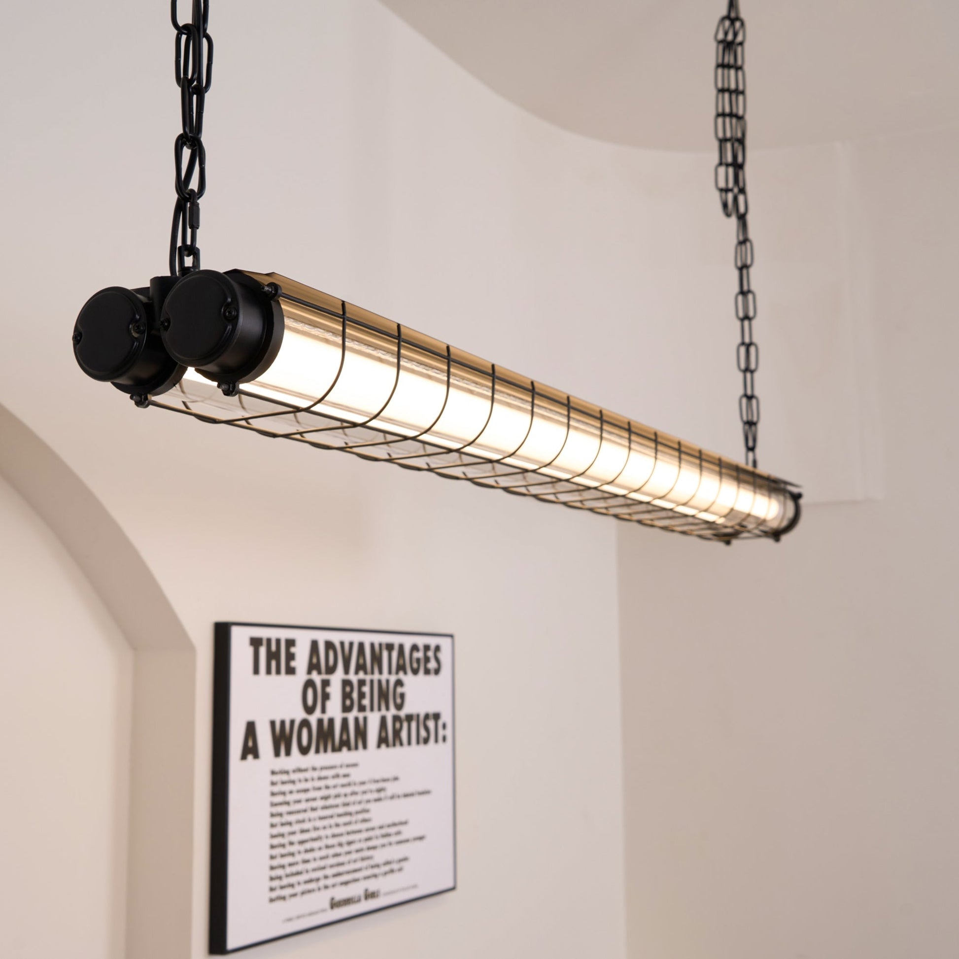 Arsorisra Industrial Linear Pendant-Neutral Decor