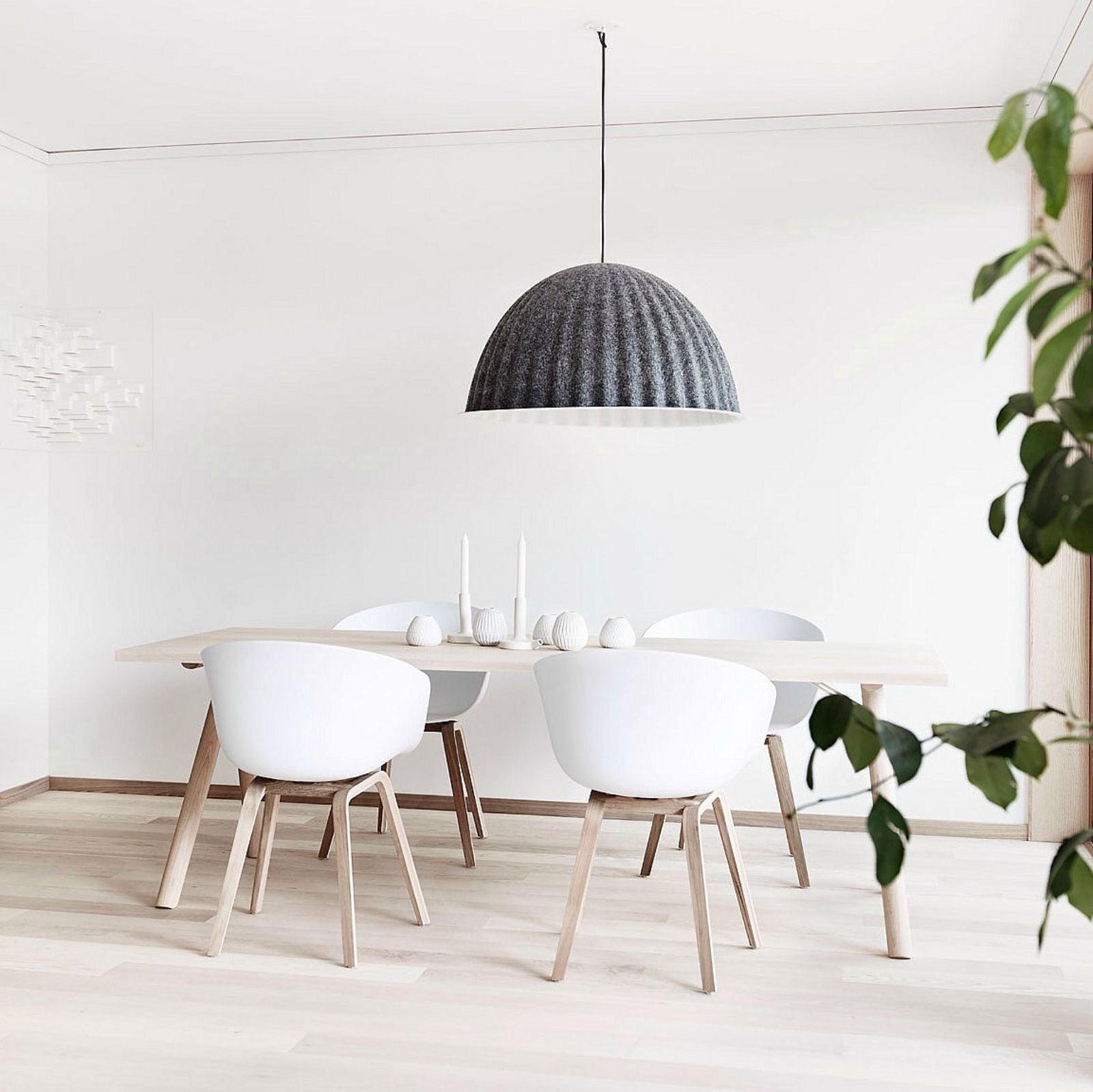 Dinora Felt Classic Pendant Light-Neutral Decor