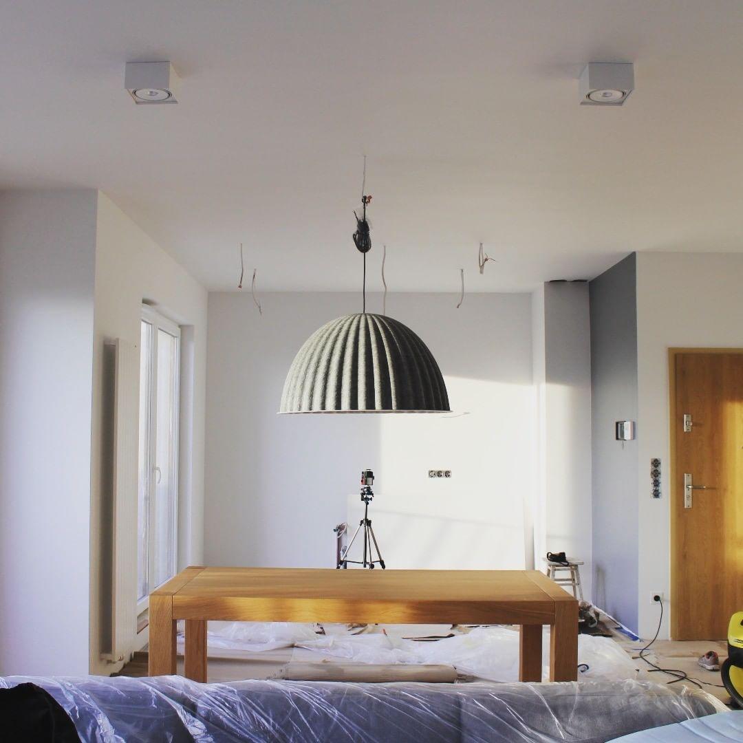 Dinora Felt Classic Pendant Light-Neutral Decor