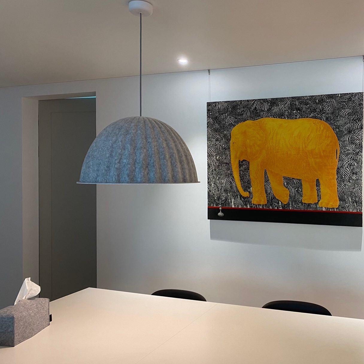 Dinora Felt Classic Pendant Light-Neutral Decor
