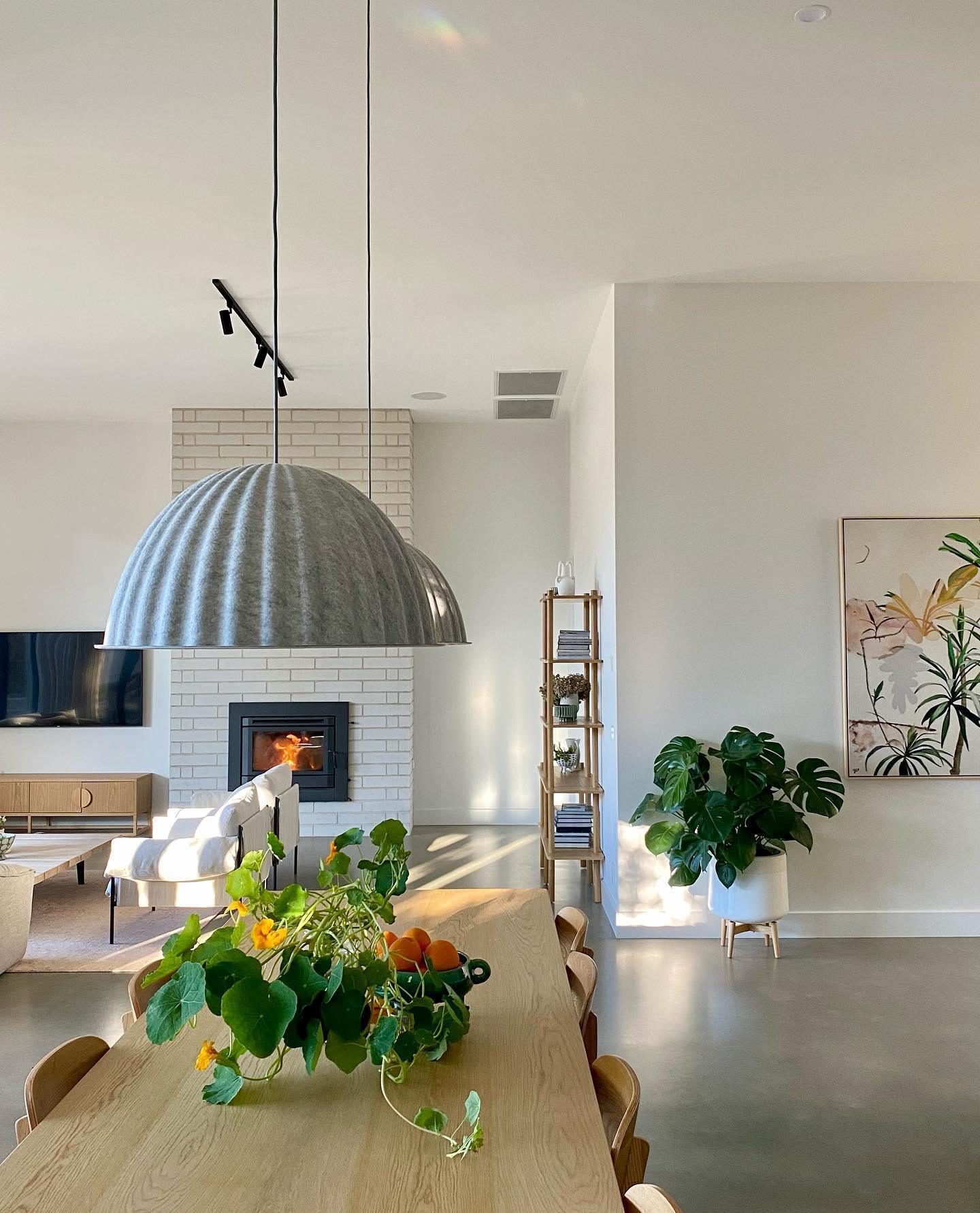Dinora Felt Classic Pendant Light-Neutral Decor