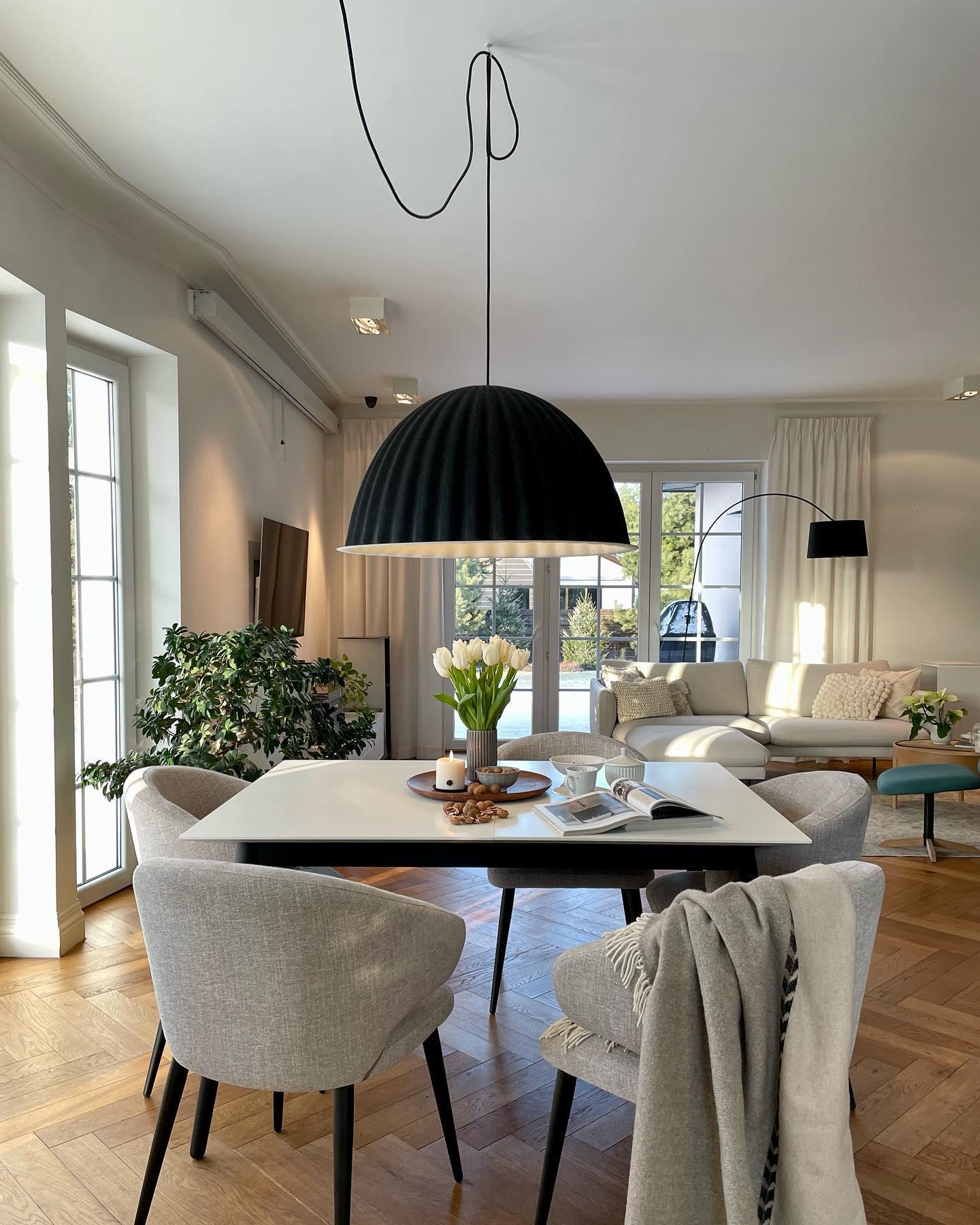 Dinora Felt Classic Pendant Light-Neutral Decor