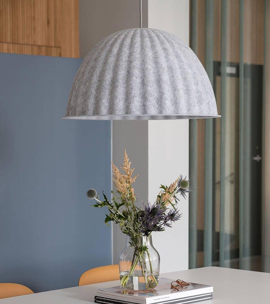 Dinora Felt Classic Pendant Light-Neutral Decor