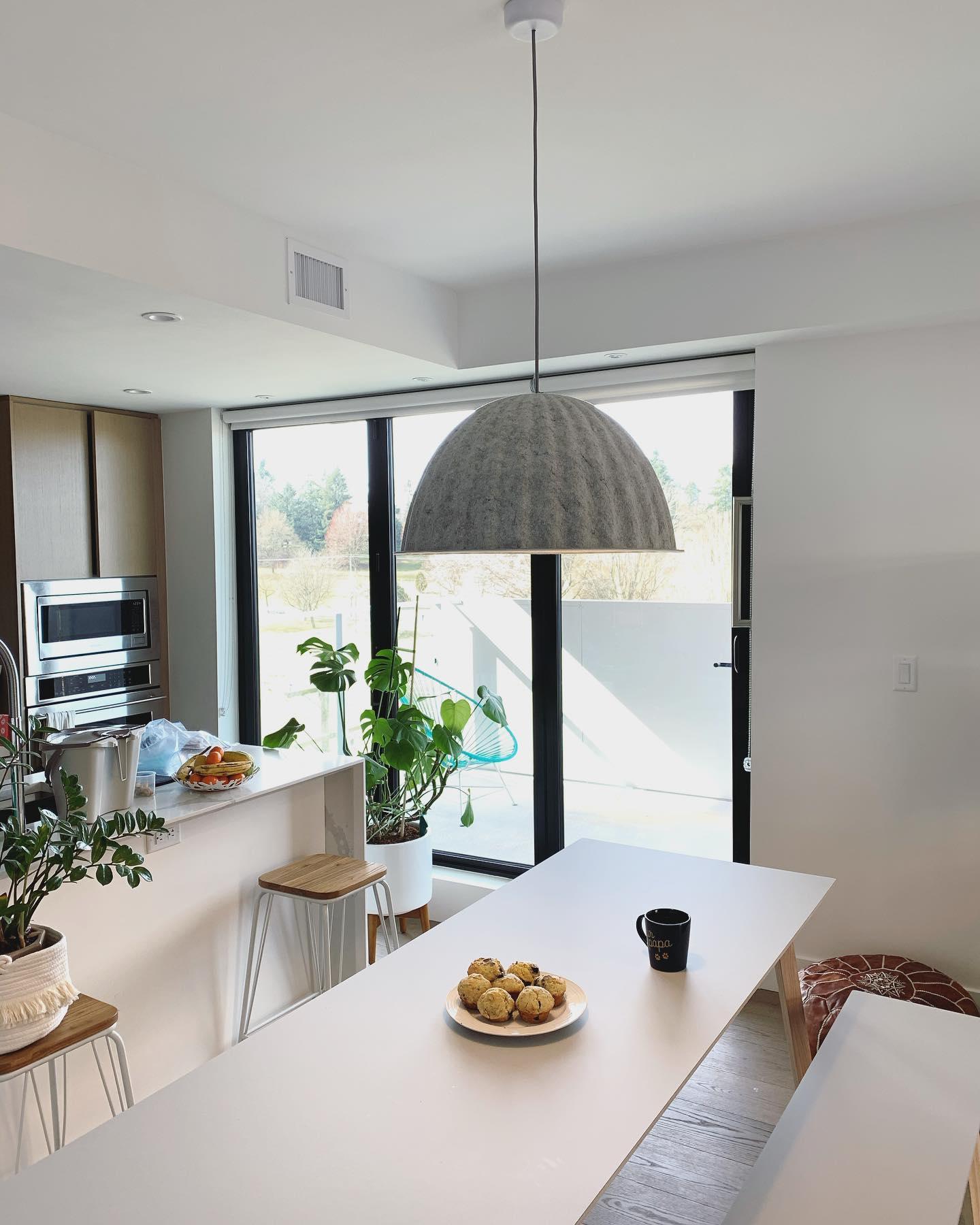 Dinora Felt Classic Pendant Light-Neutral Decor