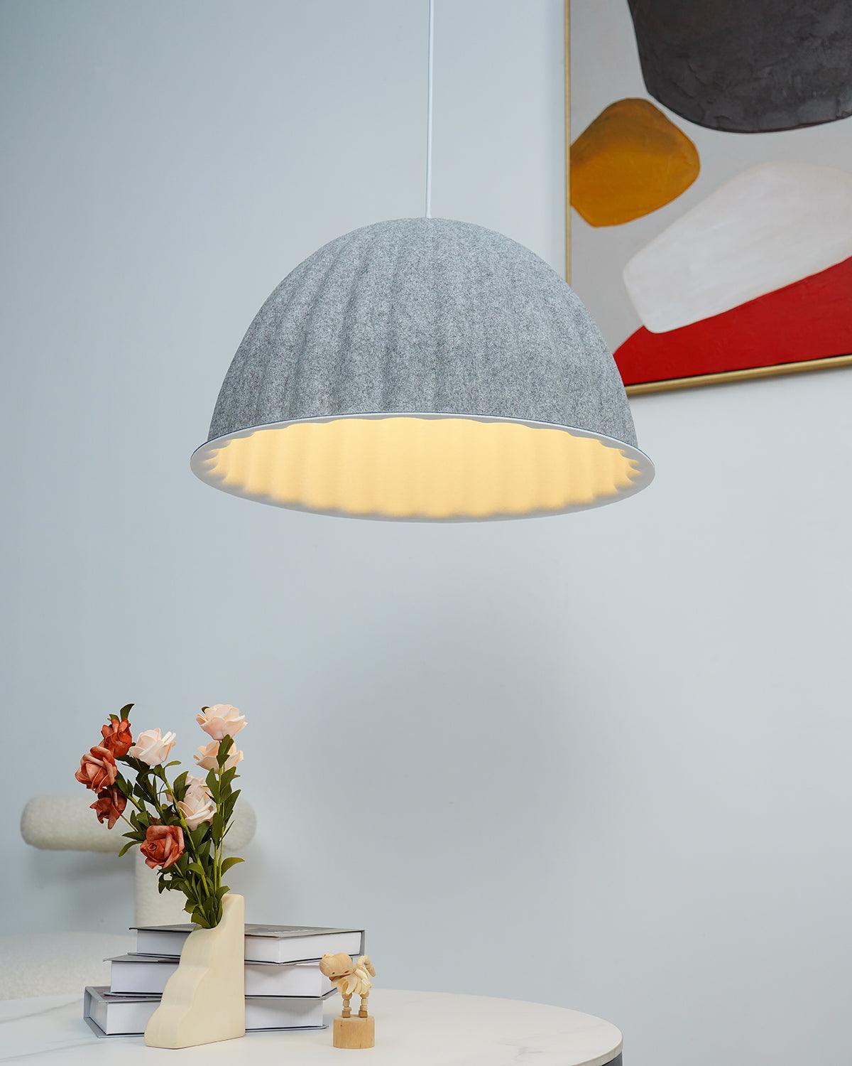 Dinora Felt Classic Pendant Light-Neutral Decor