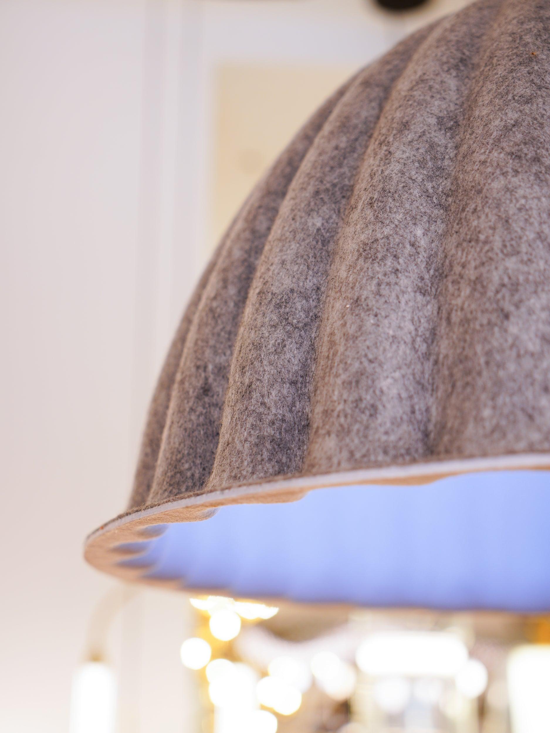 Dinora Felt Classic Pendant Light-Neutral Decor