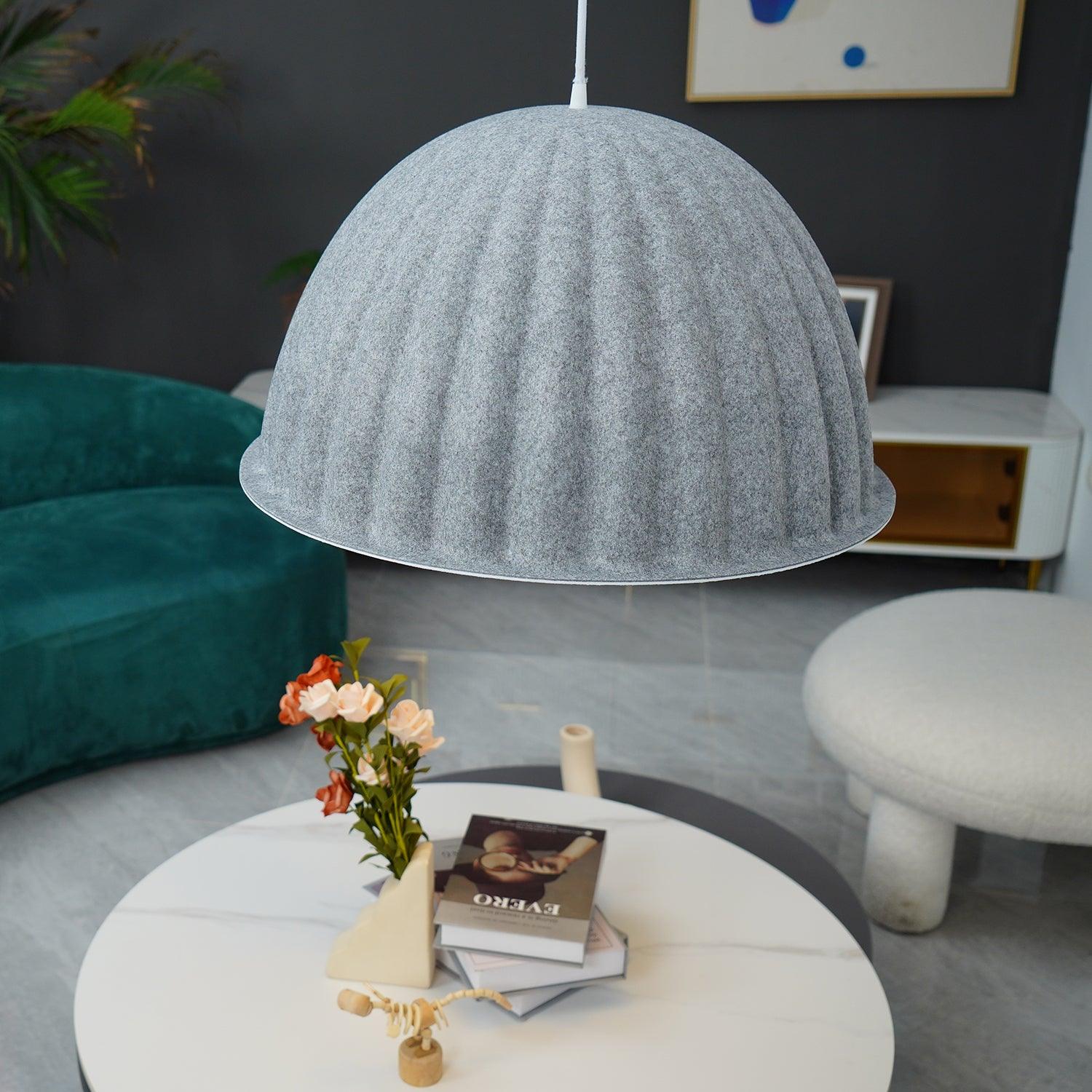 Dinora Felt Classic Pendant Light-Neutral Decor