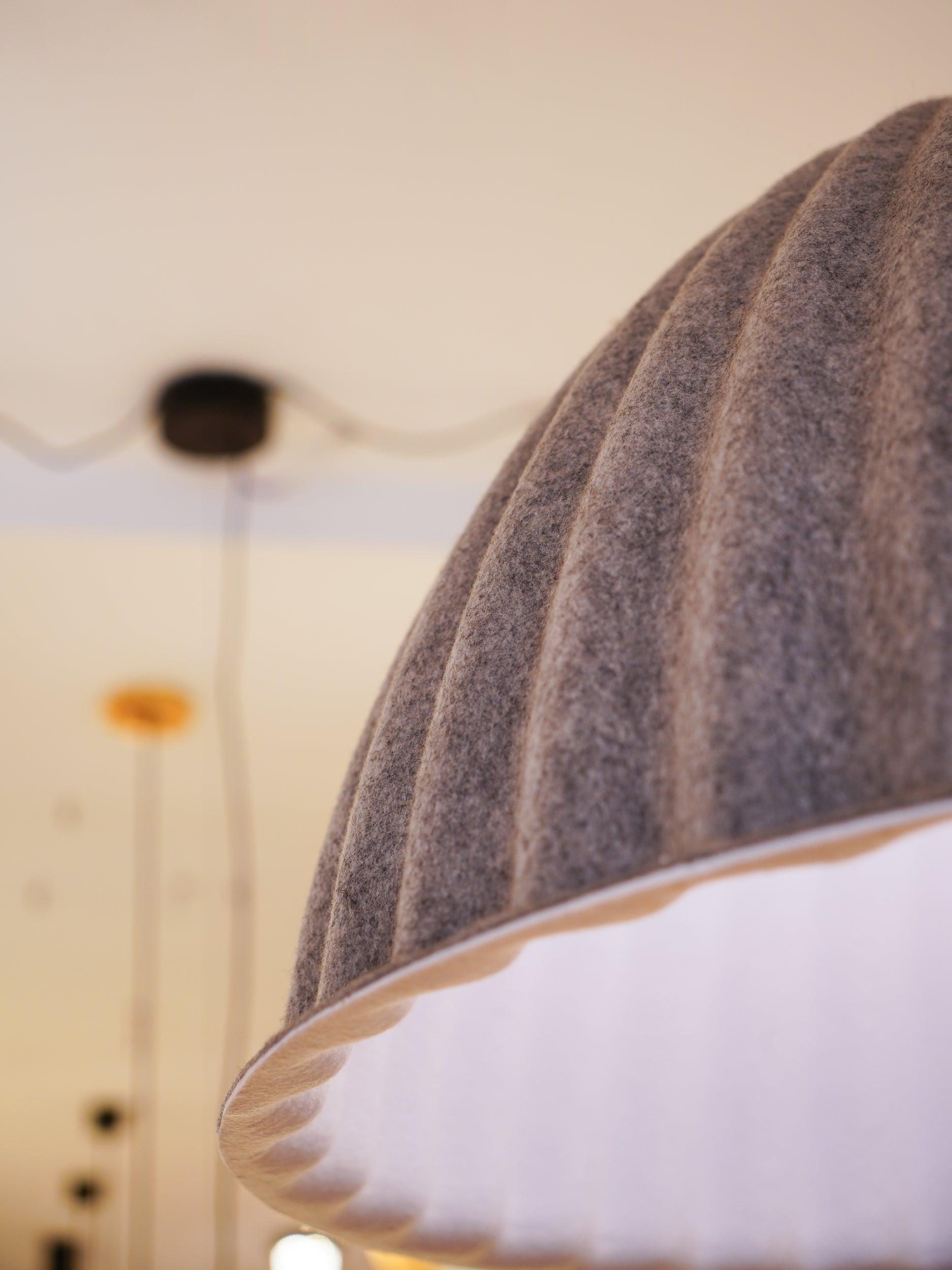 Dinora Felt Classic Pendant Light-Neutral Decor