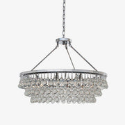 Avelis Postmodern Luxury Unique Tiered Crystal Chandelier-Neutral Decor