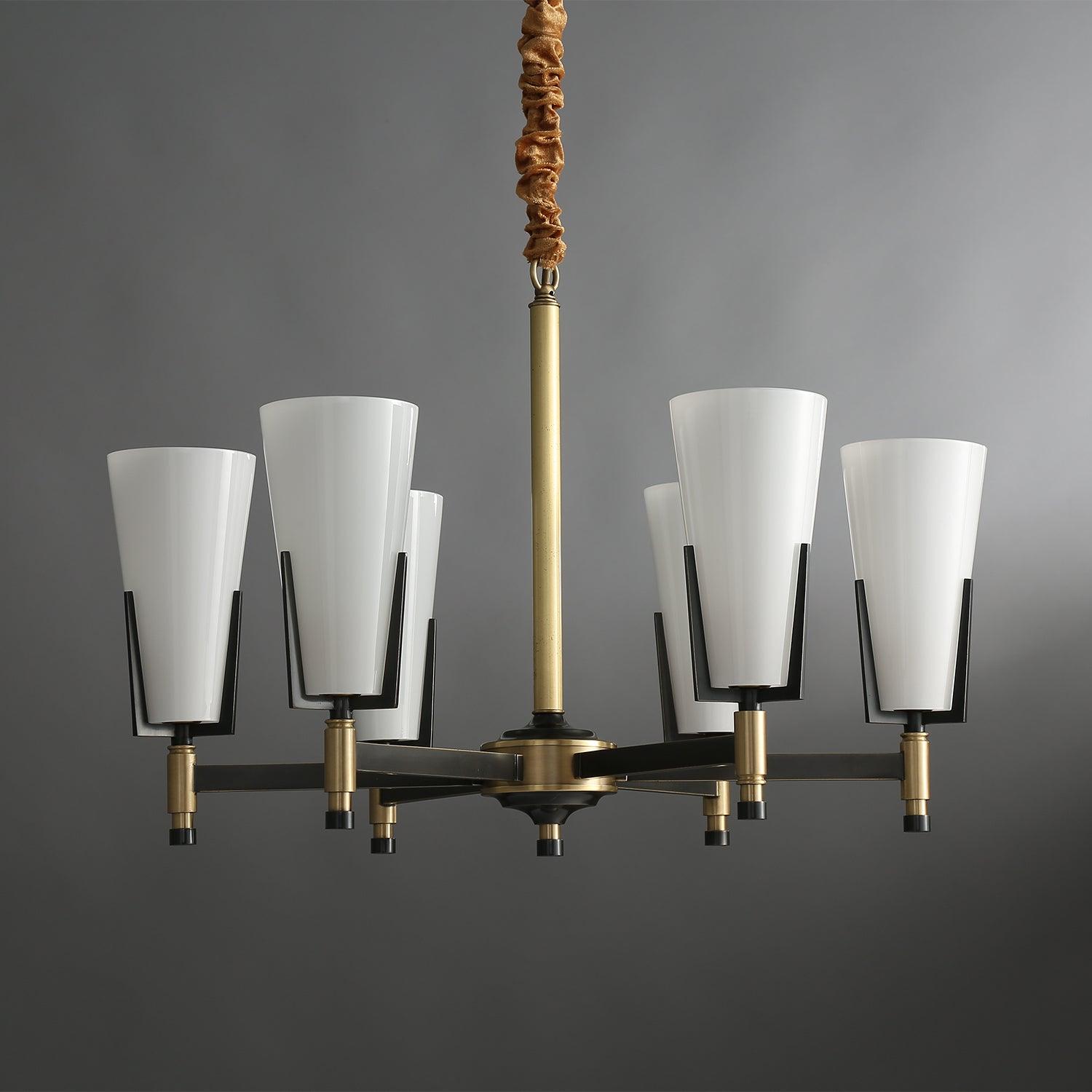 Gleam Luxury Brass Chandelier-Neutral Decor