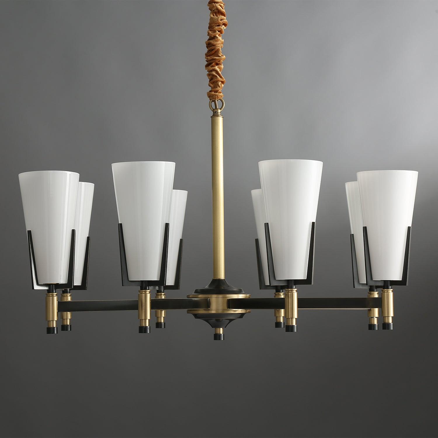 Gleam Luxury Brass Chandelier-Neutral Decor