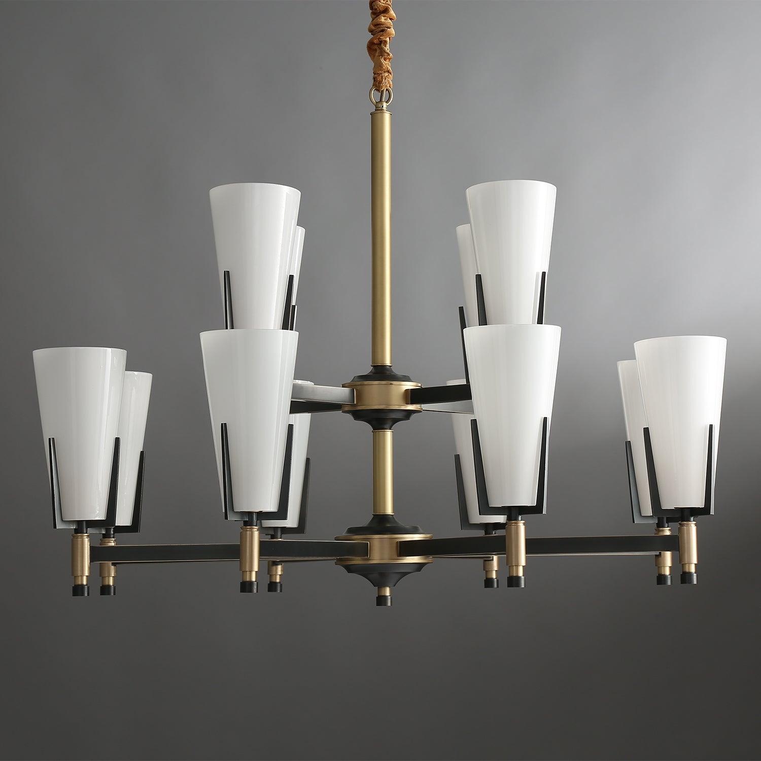 Gleam Luxury Brass Chandelier-Neutral Decor