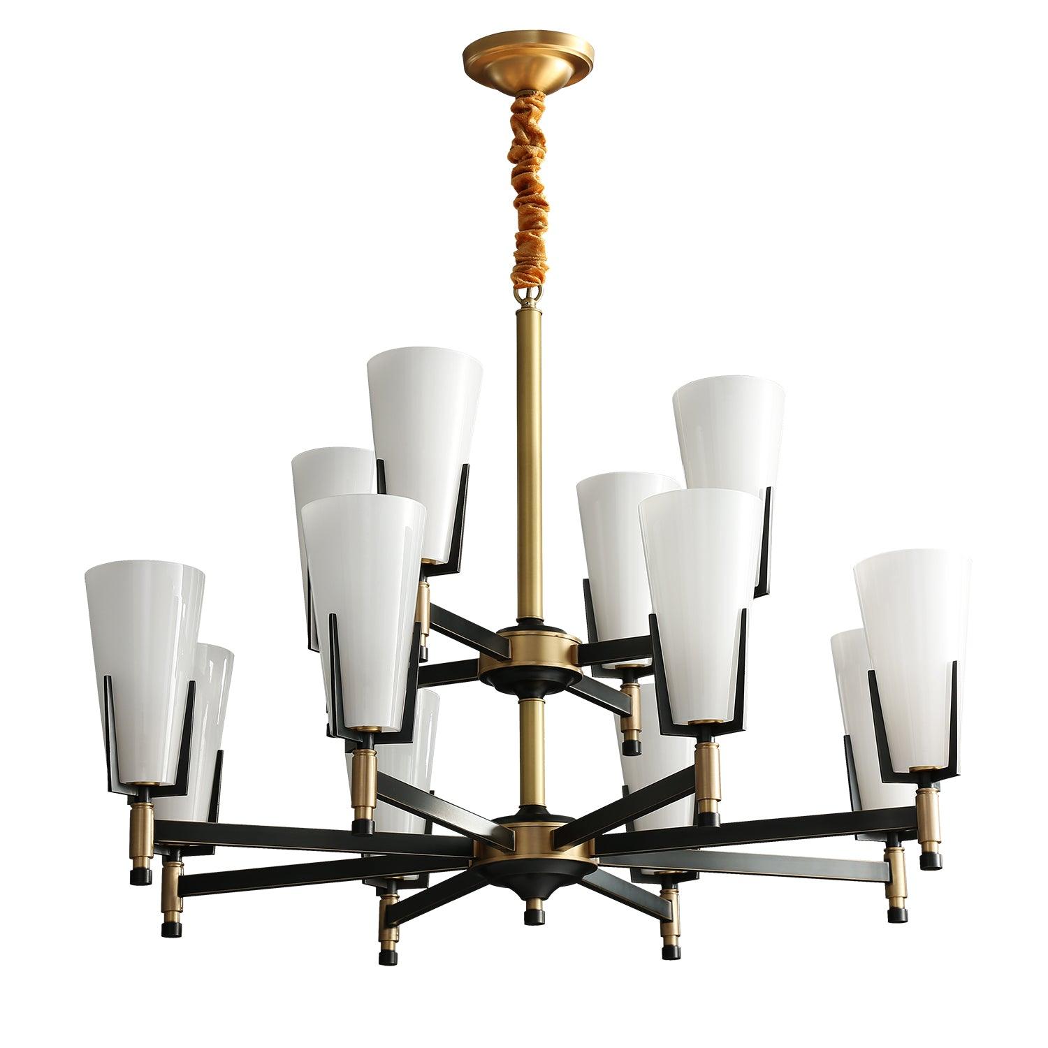 Gleam Luxury Brass Chandelier-Neutral Decor