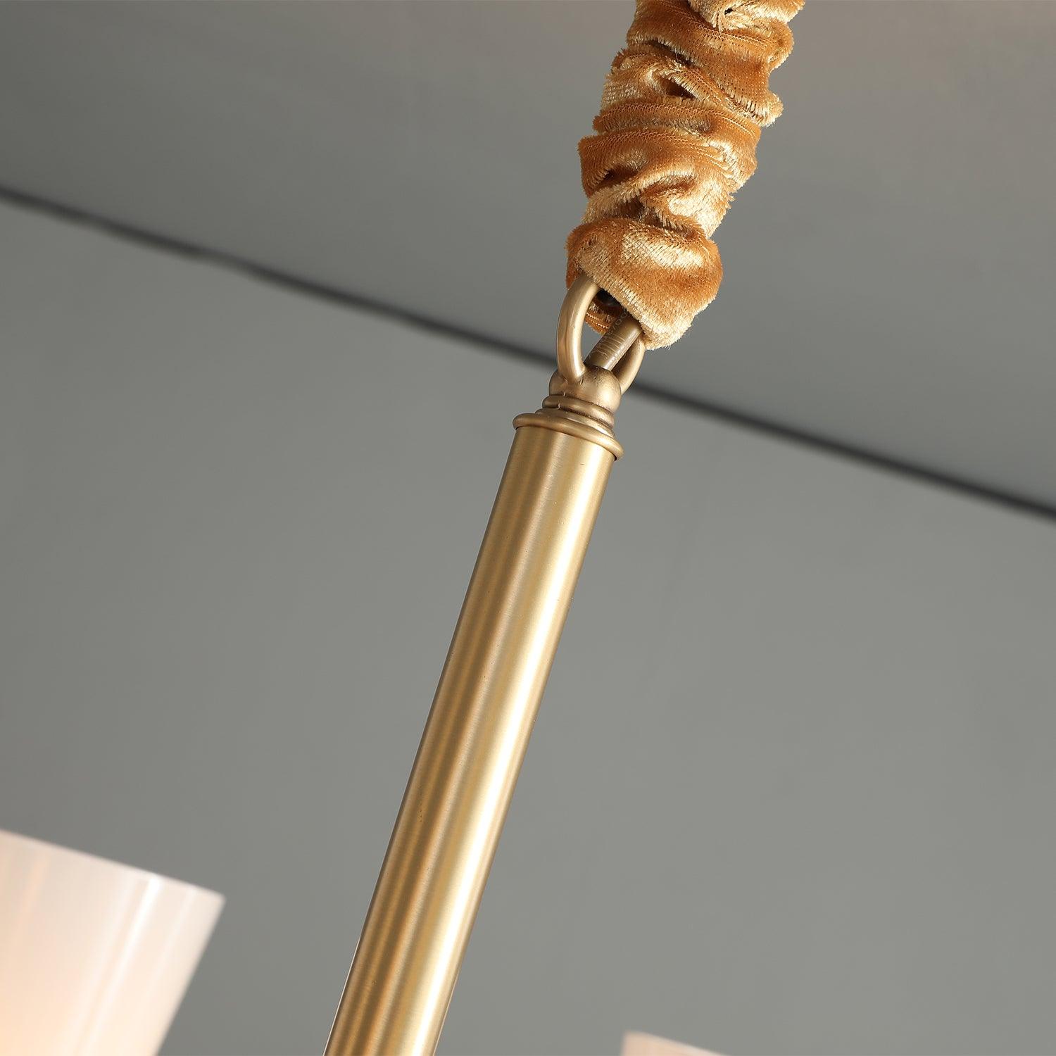 Gleam Luxury Brass Chandelier-Neutral Decor