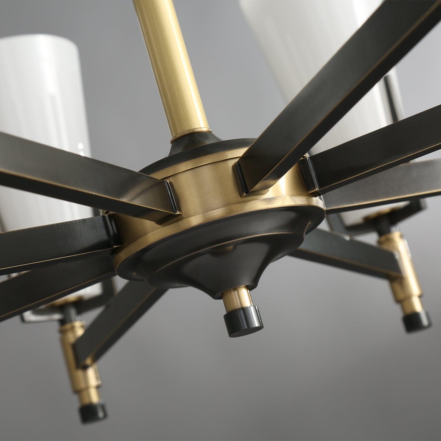 Gleam Luxury Brass Chandelier-Neutral Decor