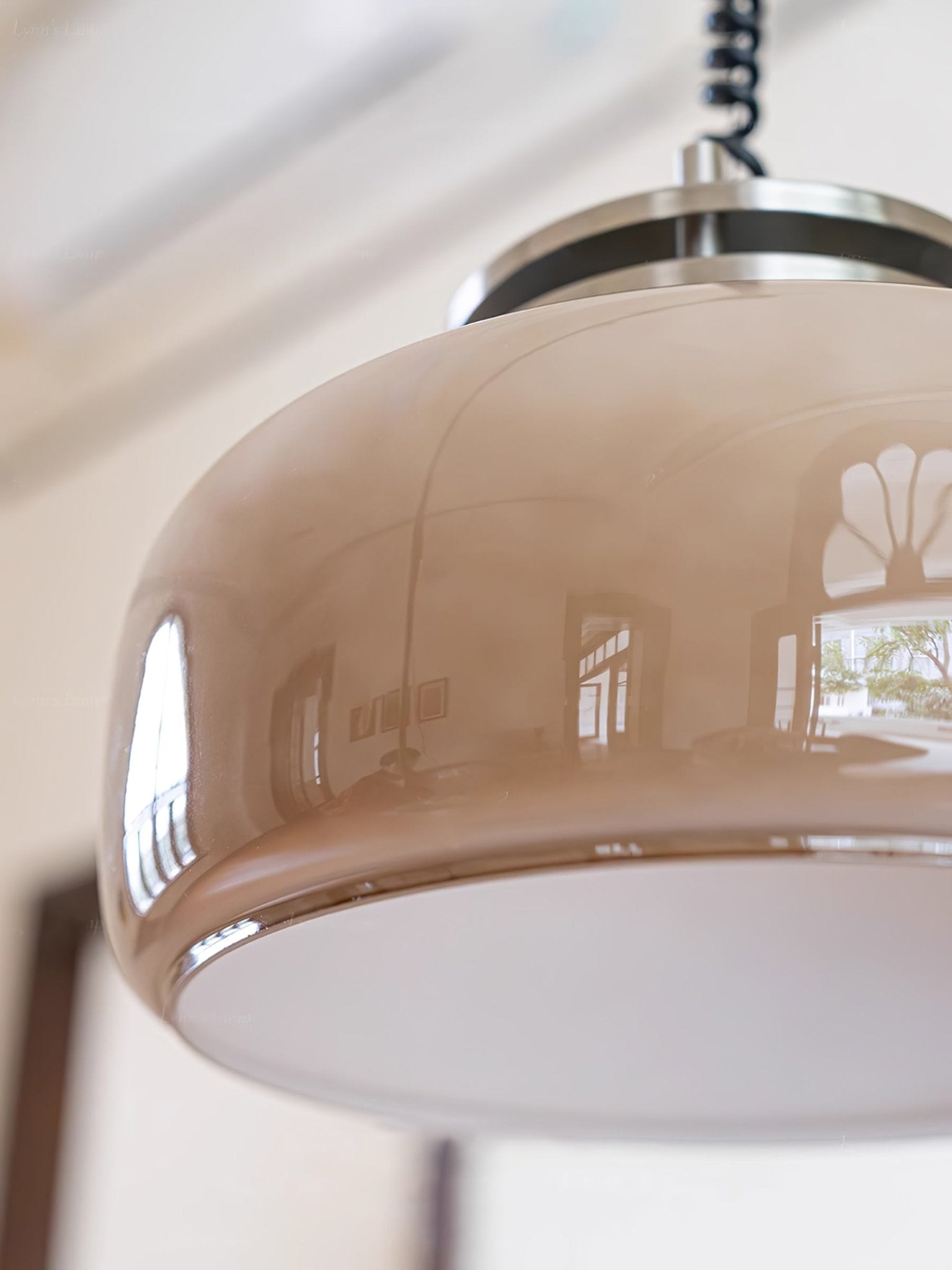 Quorin Glass Industrial Pendant Lamp-Neutral Decor