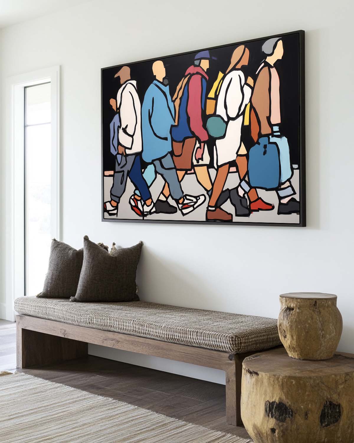 Modern Abstract Painting ABAH194 - Neutralighting