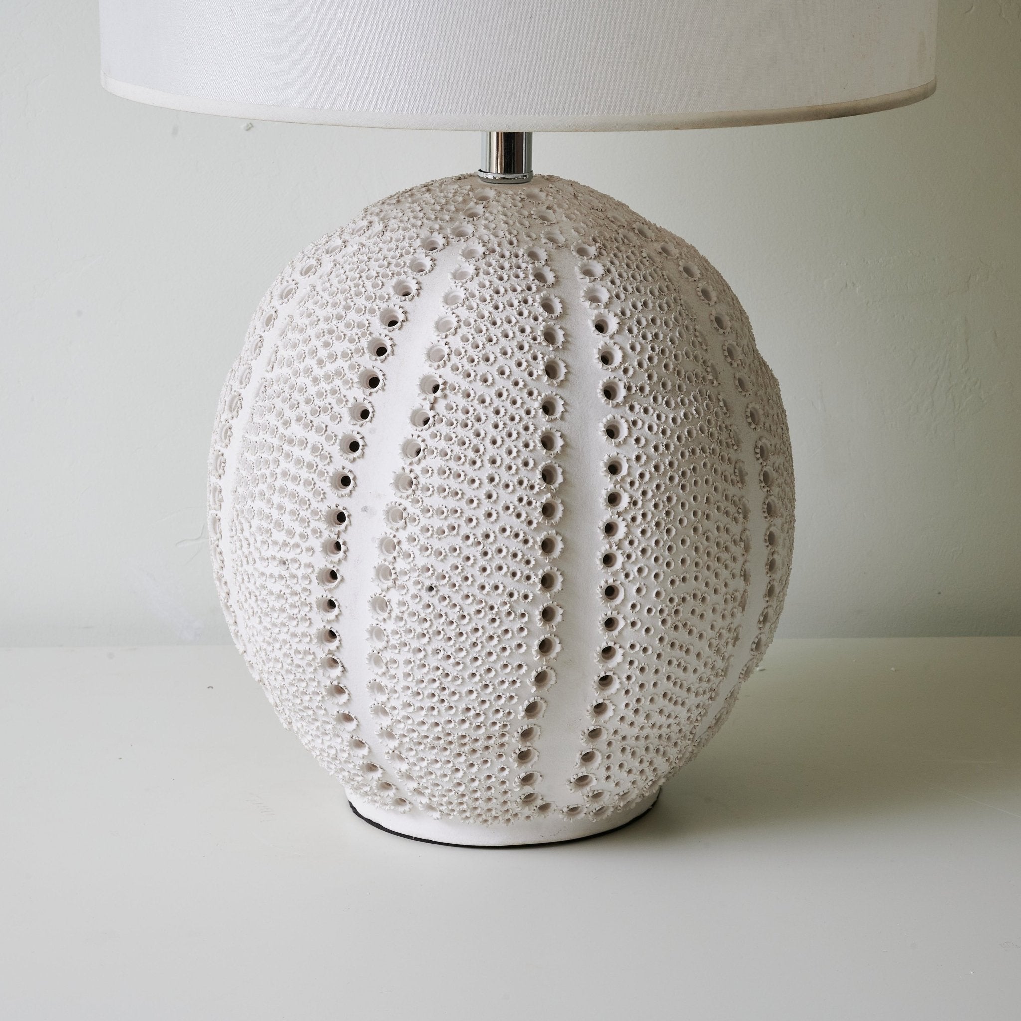 Sux Ceramic Fabric Table Lamp-Neutral Decor