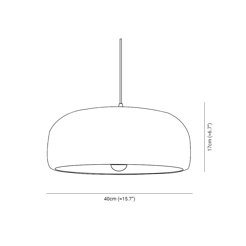 Avi Modern Cloud Dome Pendant Light, Gray - Neutral Decor