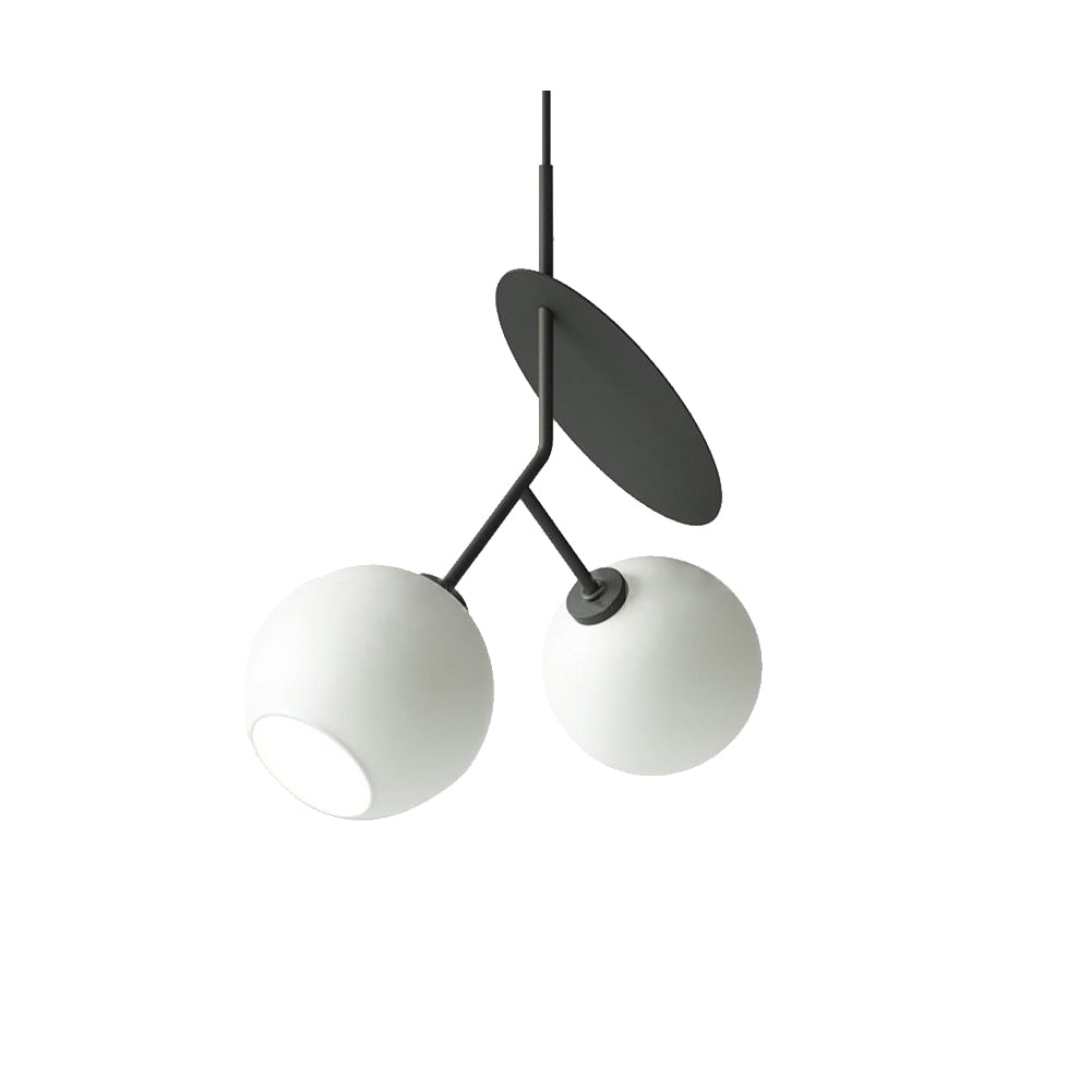 Valentina Cherry Pendant Light, Metal & Glass, 3 Color - Neutral Decor