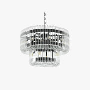 Kristy Modern Luxury LED Chandelier Ceiling Light Black/Gold Glass Living Room - Neutral Decor