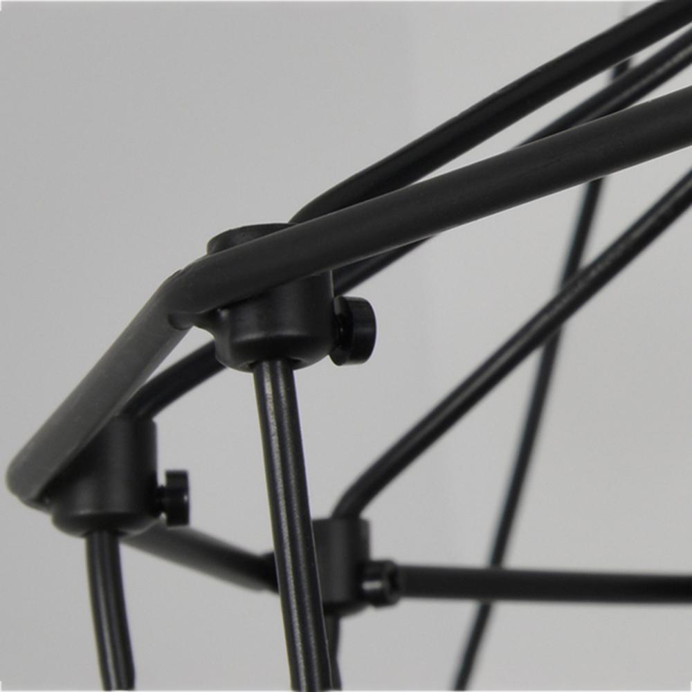 Tevenq Chandelier Lines Black Wireframe LED-Neutral Decor