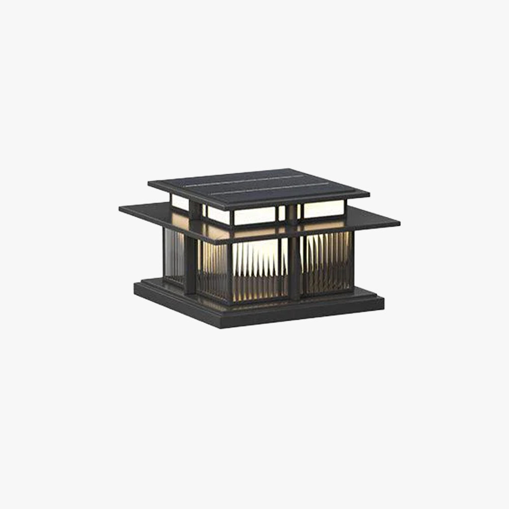 Milo Pillar Solar /HardWire Outdoor Light