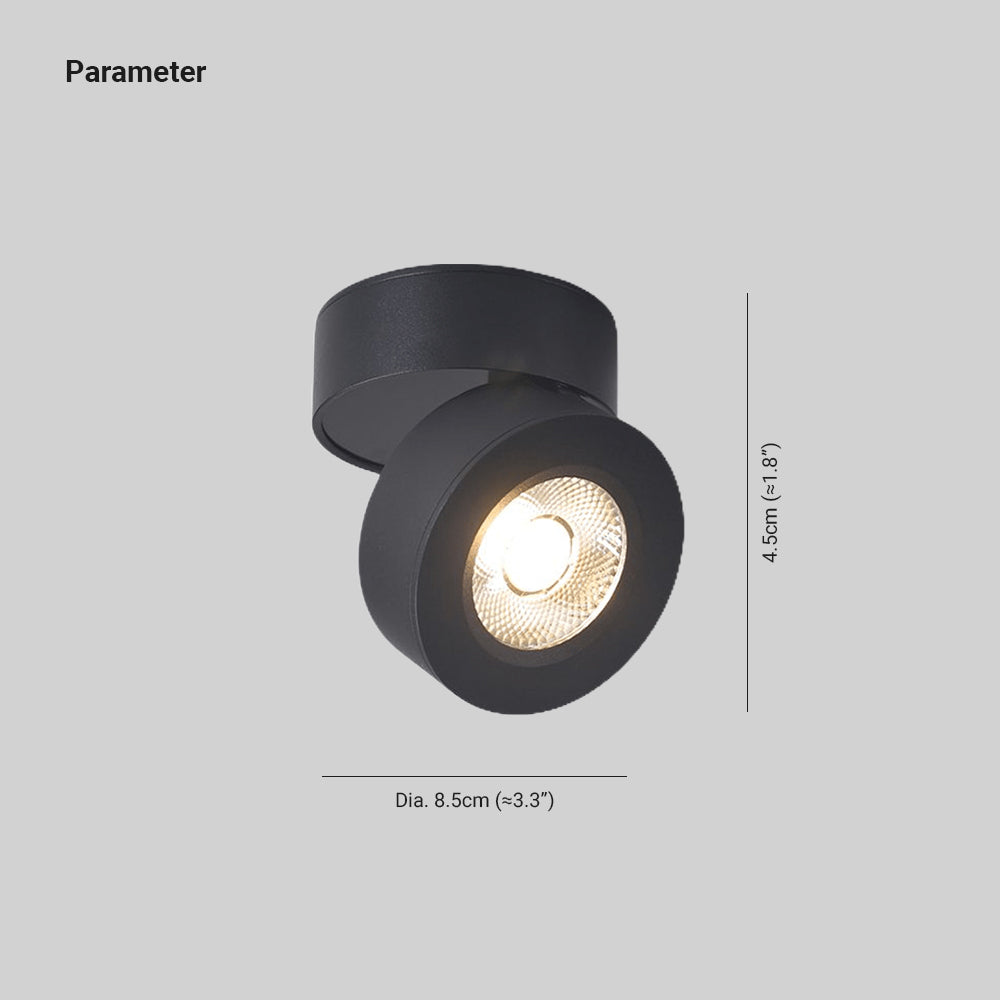 Kex LED Downlight Round Rotating Adjustable-Neutral Decor