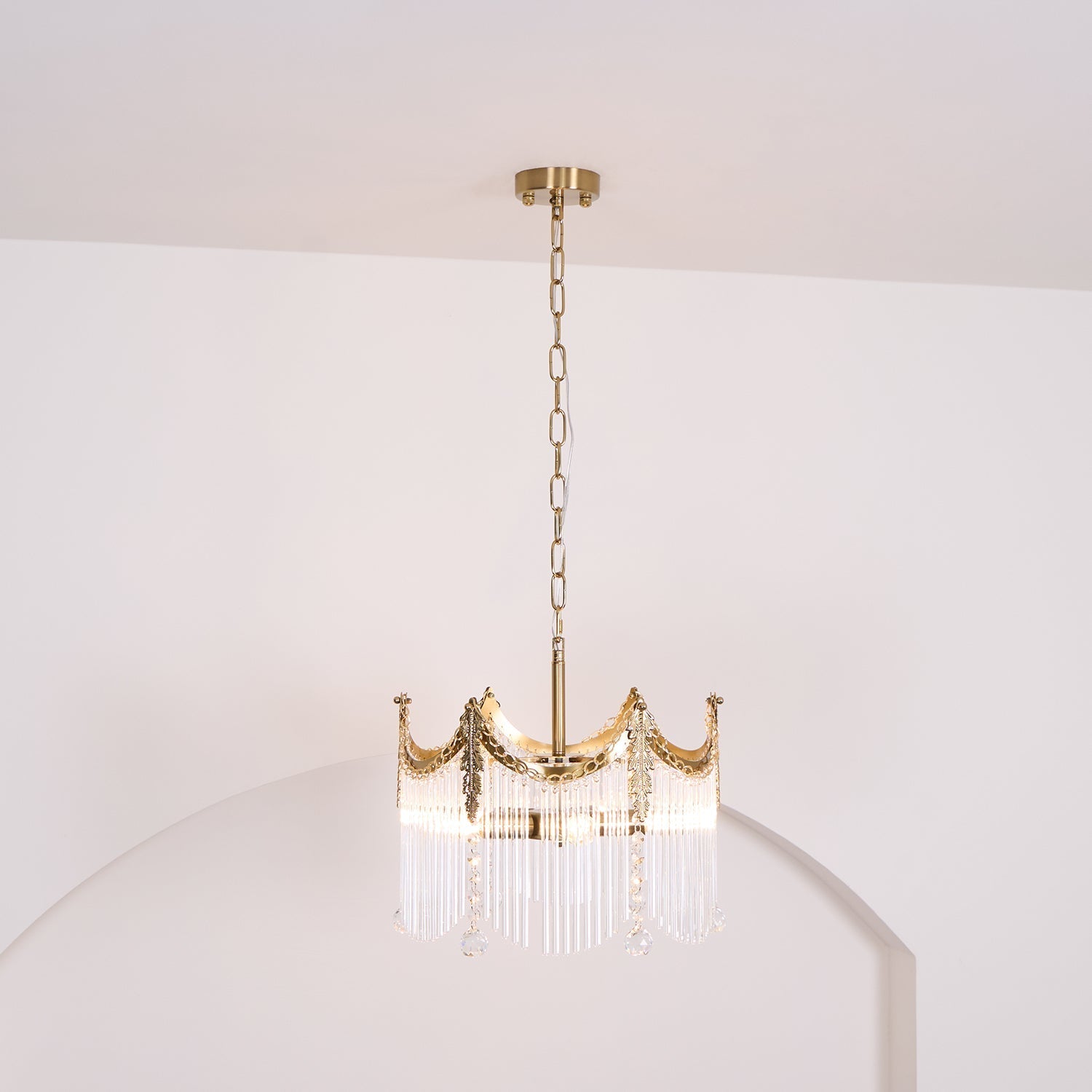 Roam Chandelier Dangling Pieces-Neutral Decor