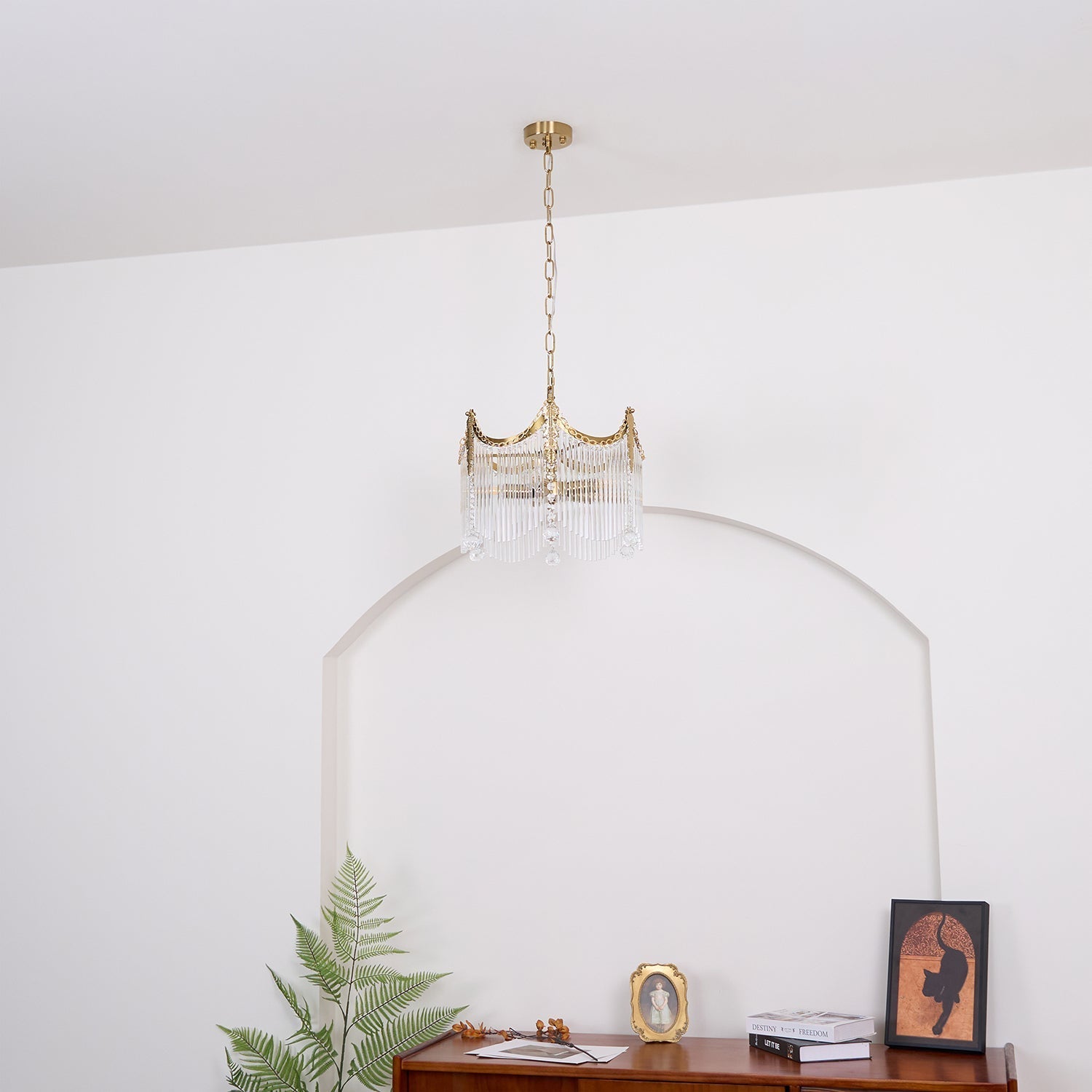 Roam Chandelier Dangling Pieces-Neutral Decor