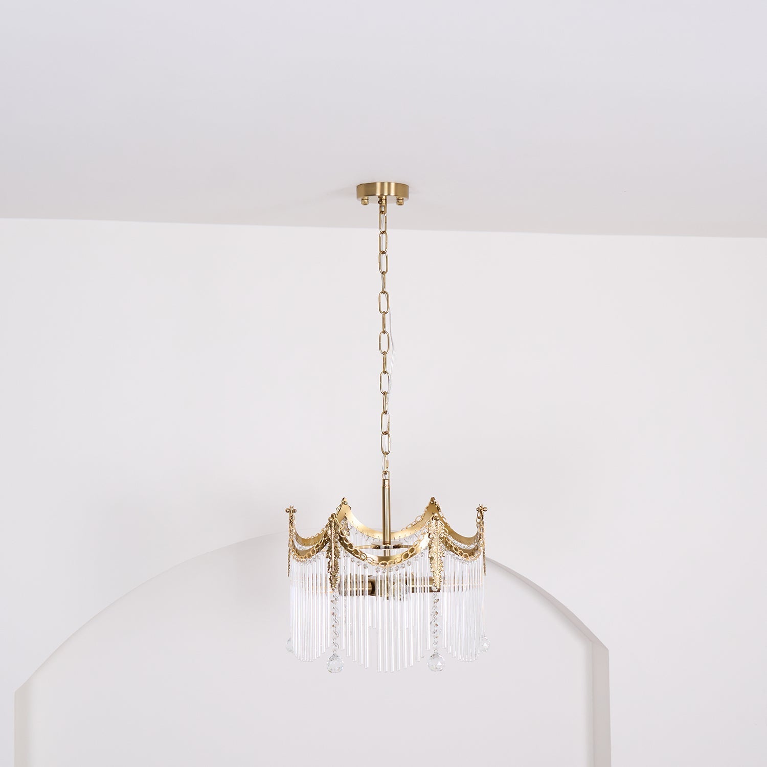 Roam Chandelier Dangling Pieces-Neutral Decor