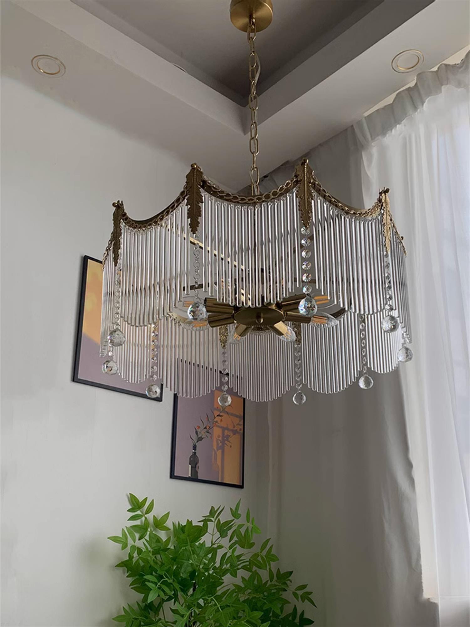 Roam Chandelier Dangling Pieces-Neutral Decor