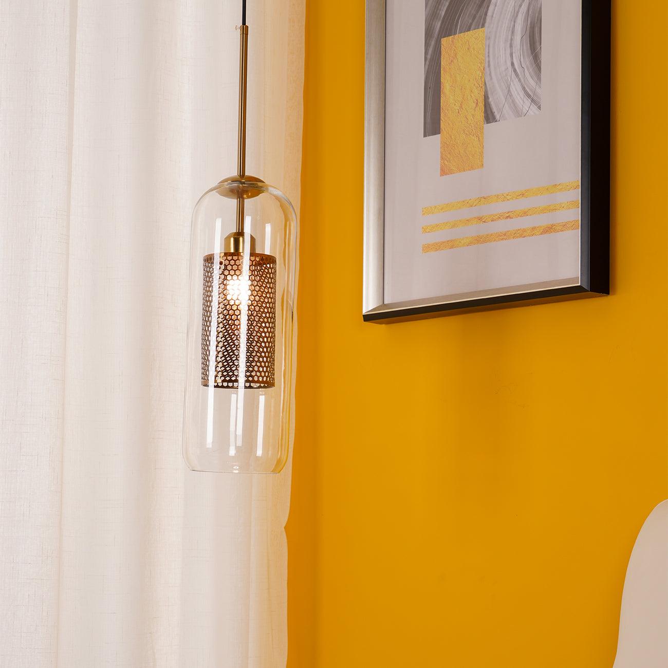 Sypharil Minimalist Glass Pendant Light-Neutral Decor